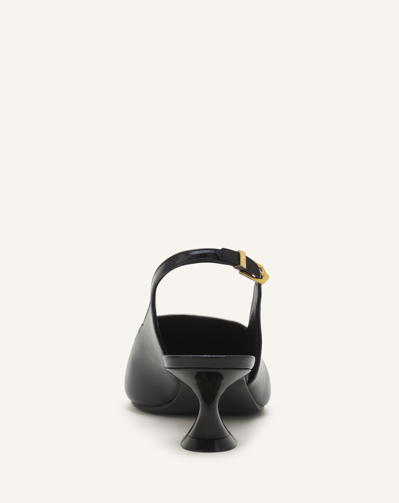 GREY SERENADE SLINGBACK IN LEATHER