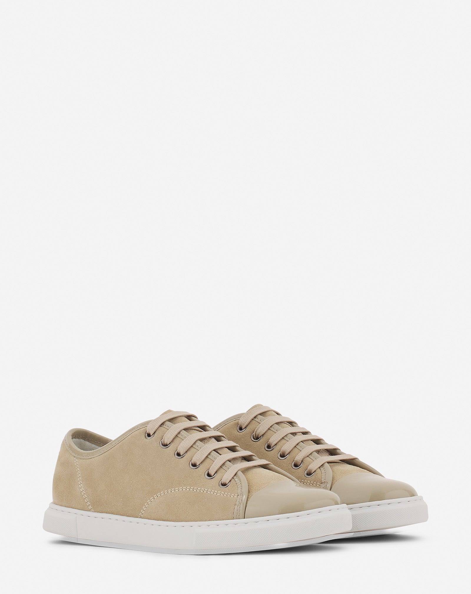 DBB1 SNEAKERS IN SUEDE AND PATENT LEATHER