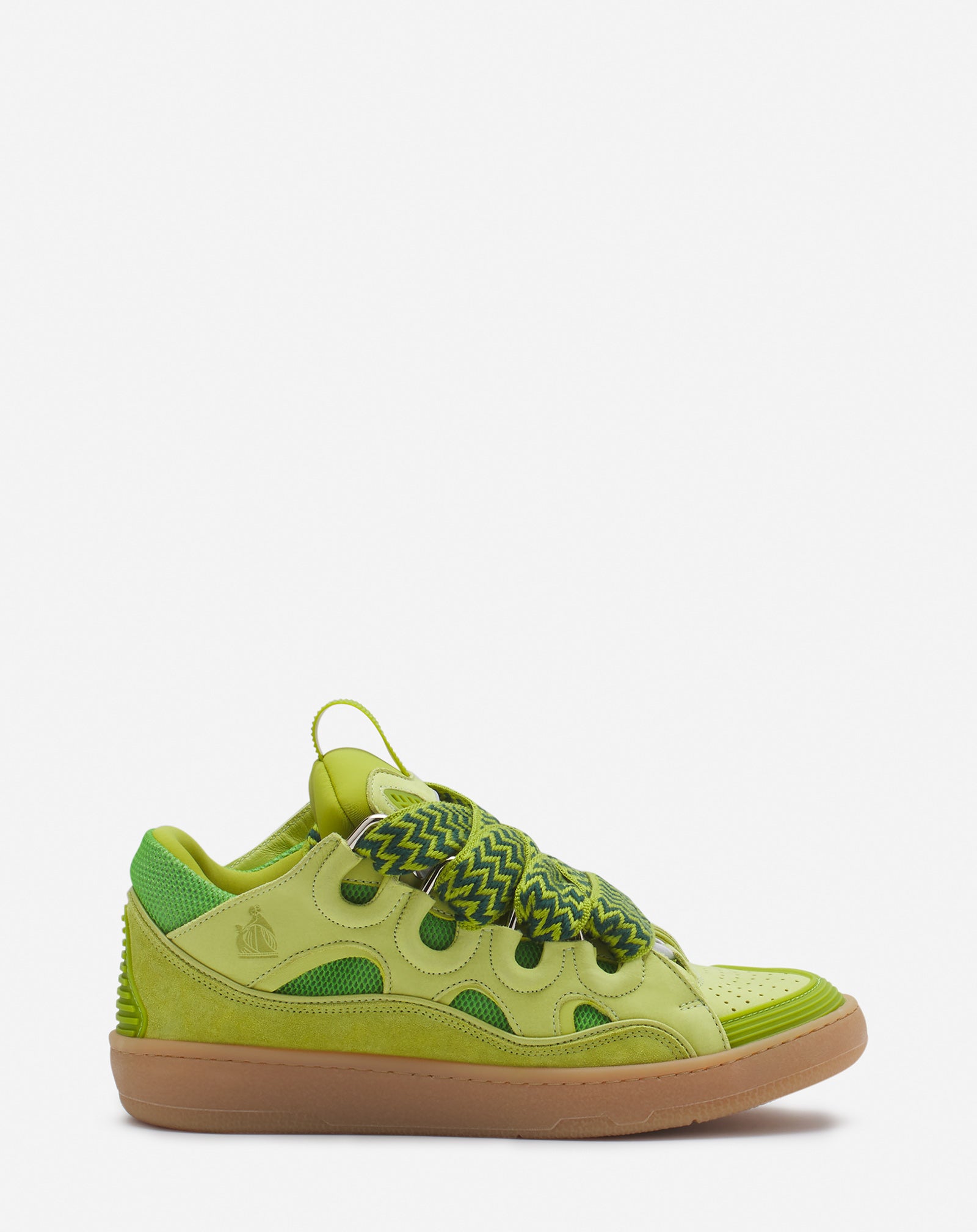 Leather Curb Sneakers | Lanvin – LANVIN