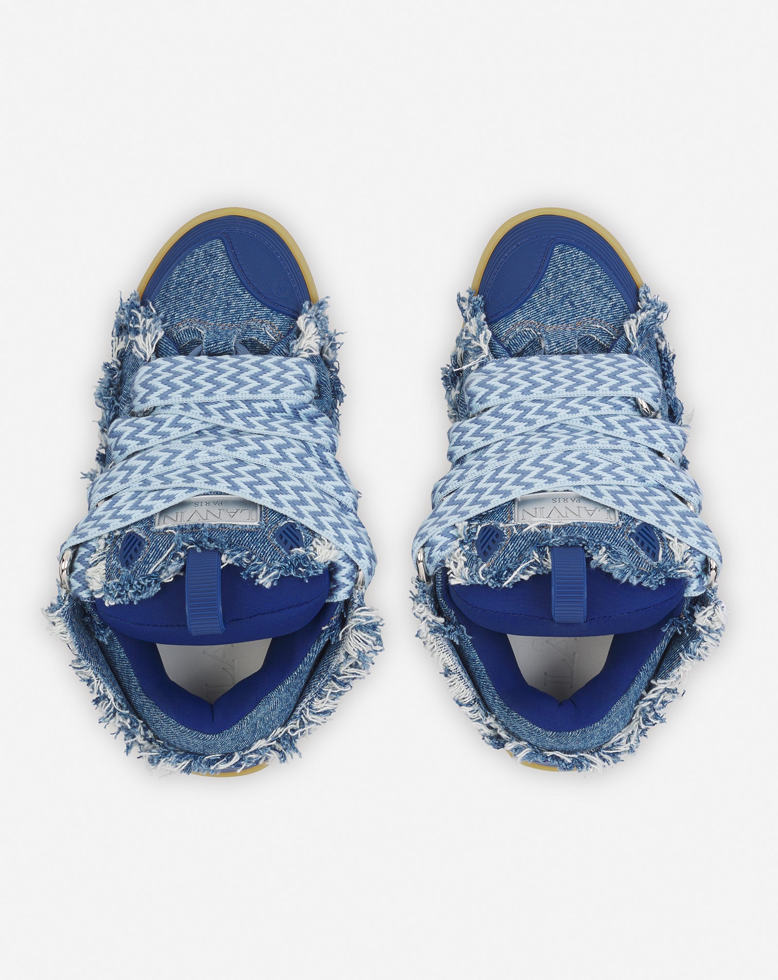 CURB SNEAKERS IN DENIM