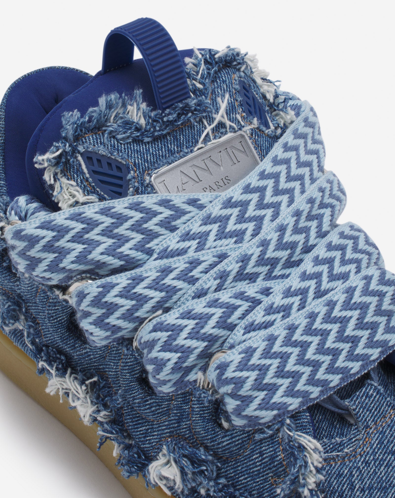 CURB SNEAKERS IN DENIM