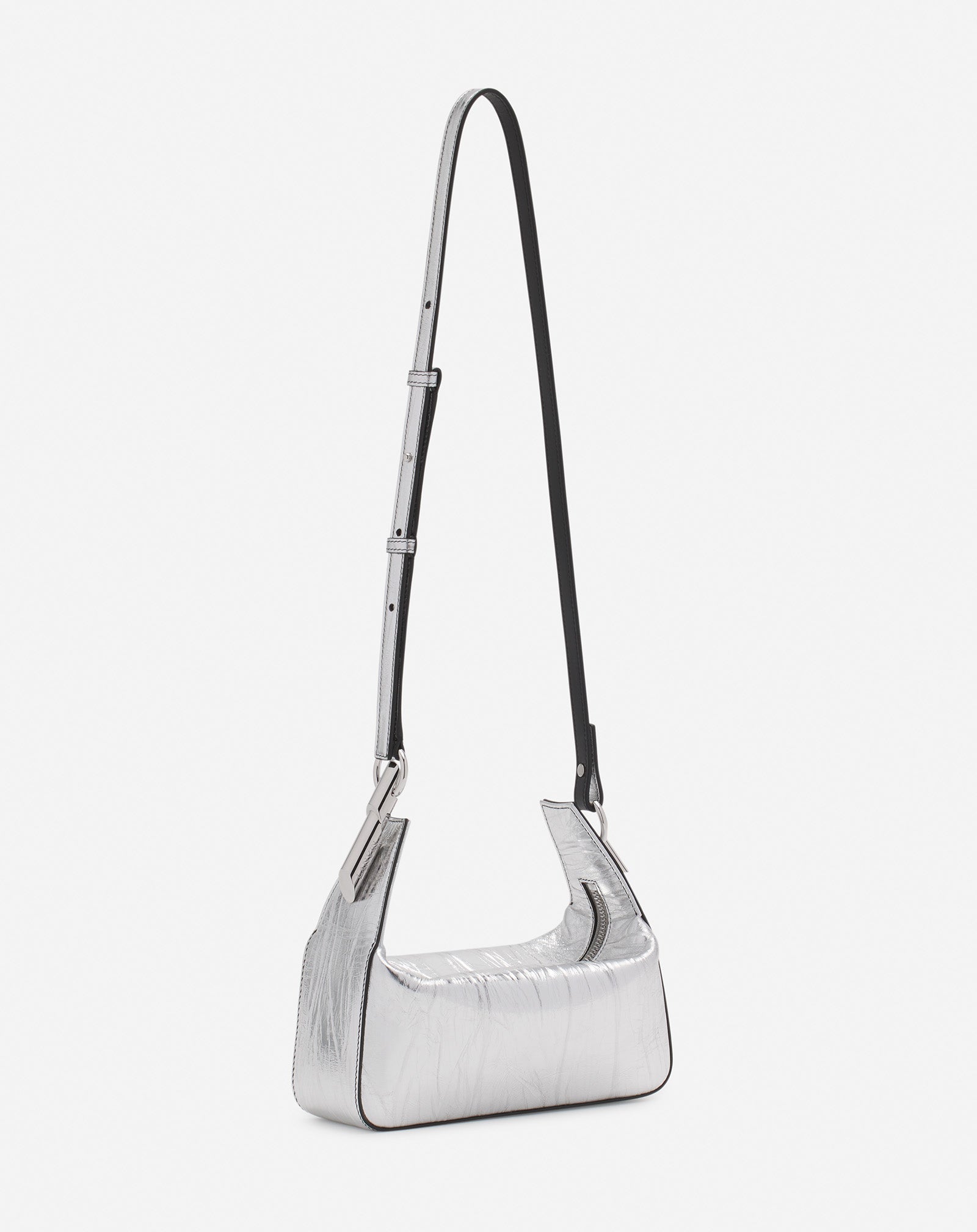 HAUTE SÉQUENCE CLUTCH BAG IN METALLIC LEATHER