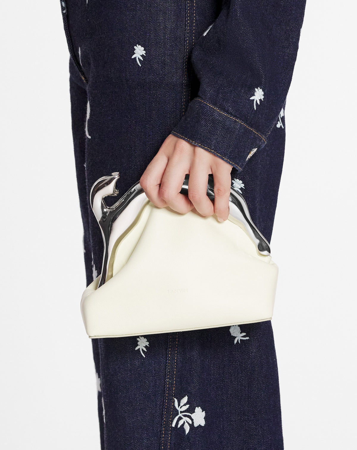 FUSION CAT LEATHER CLUTCH BAG