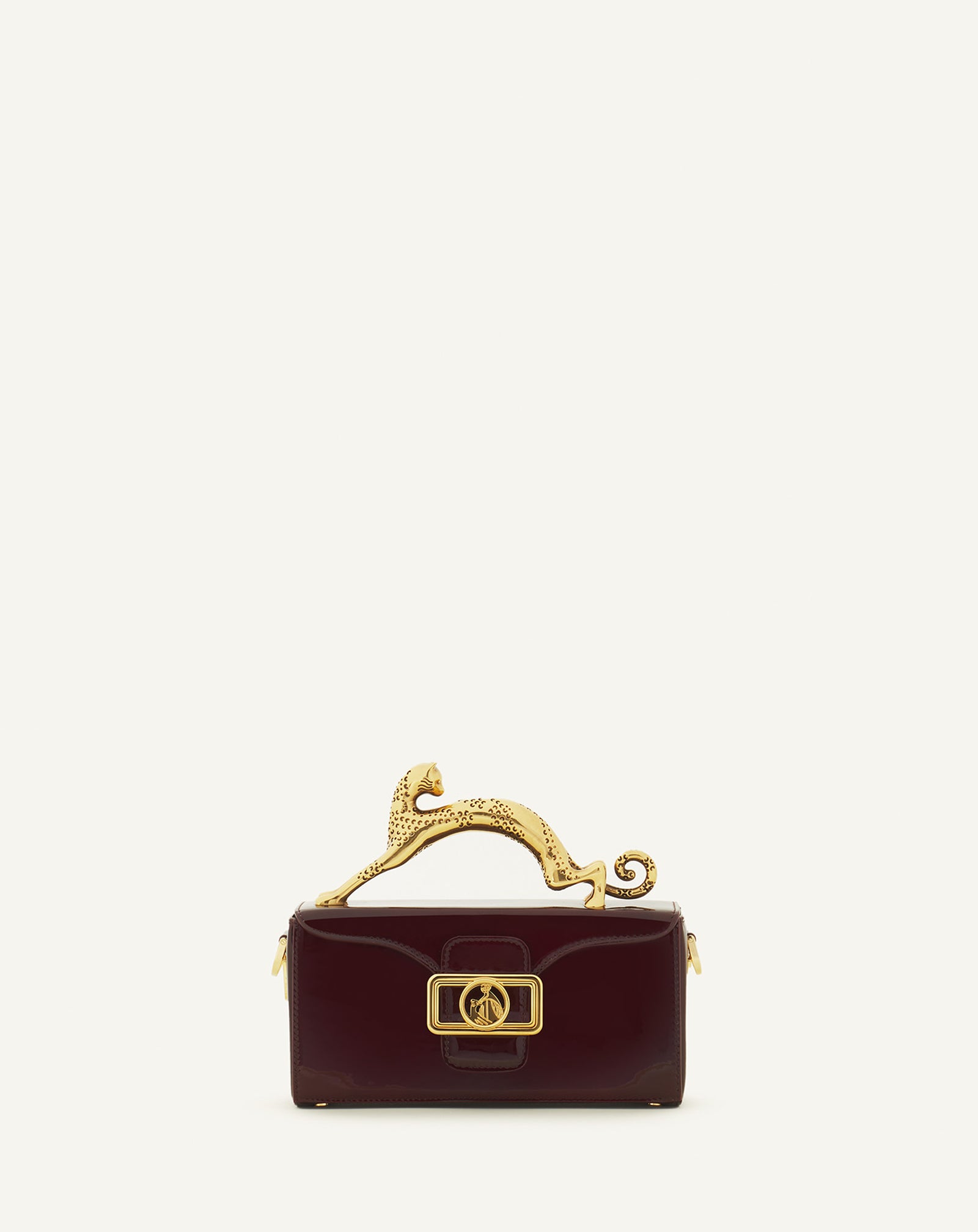 PENCIL CAT NANO PATENT LEATHER BAG