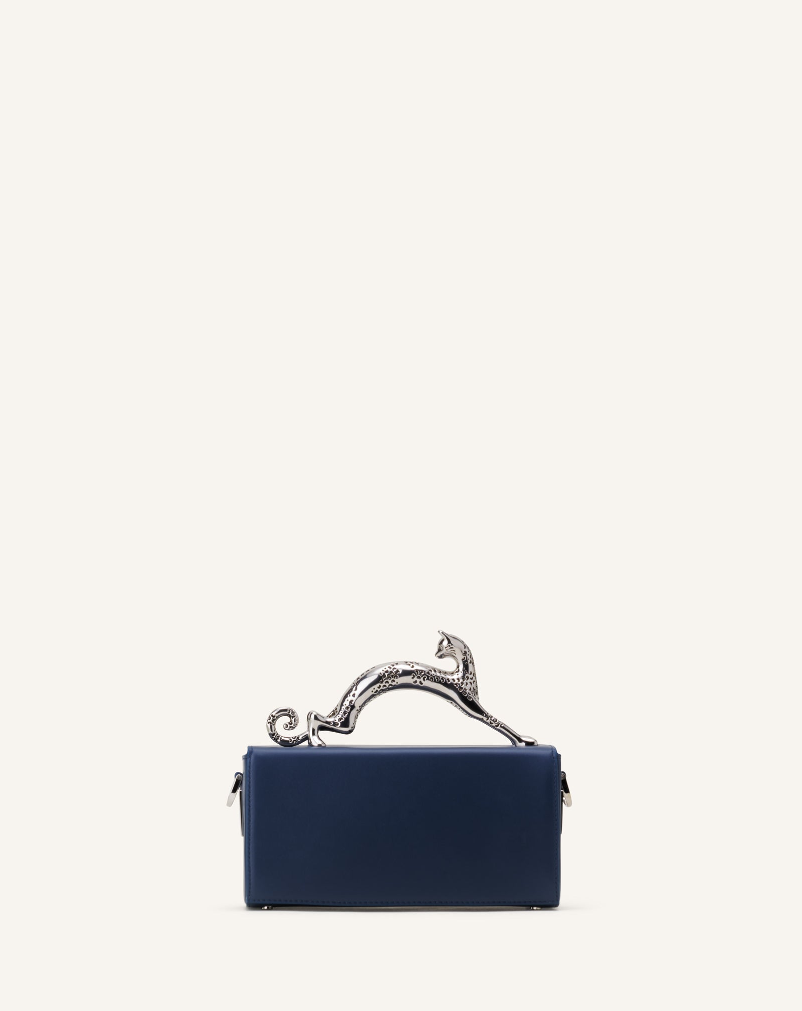 Blue Nano Pencil Cat Leather Bag | Lanvin