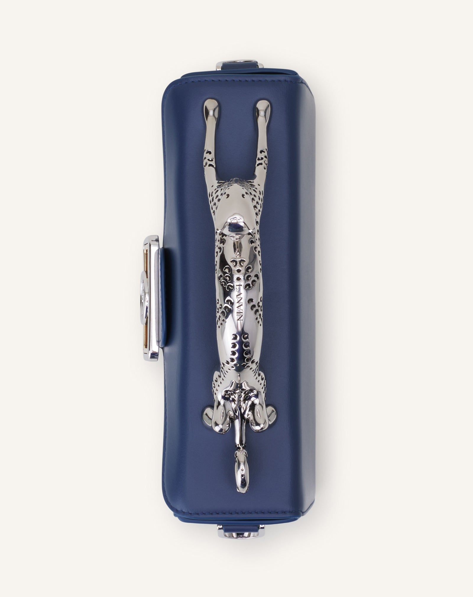 Blue Nano Pencil Cat Leather Bag | Lanvin
