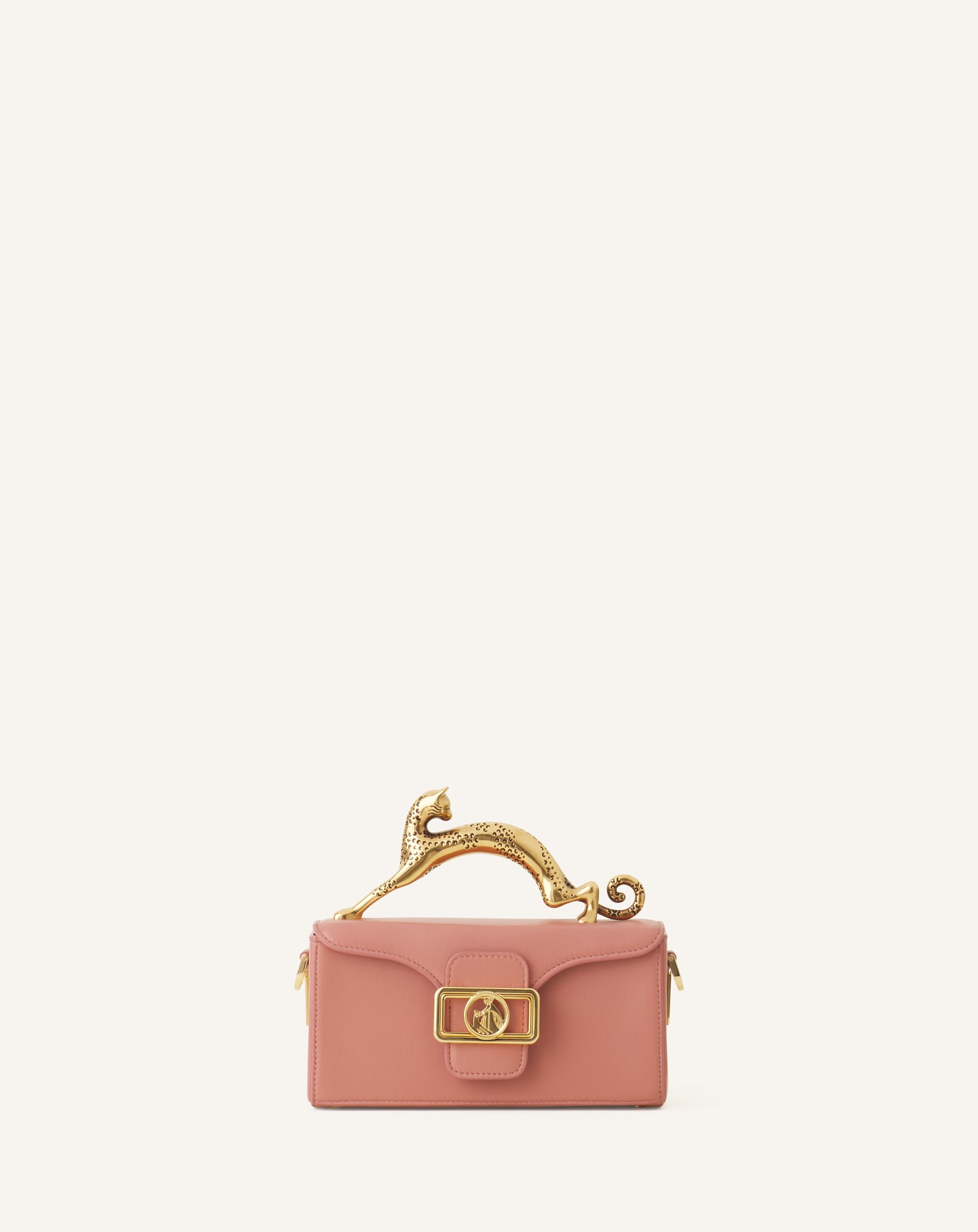 PENCIL CAT NANO BAG IN LEATHER