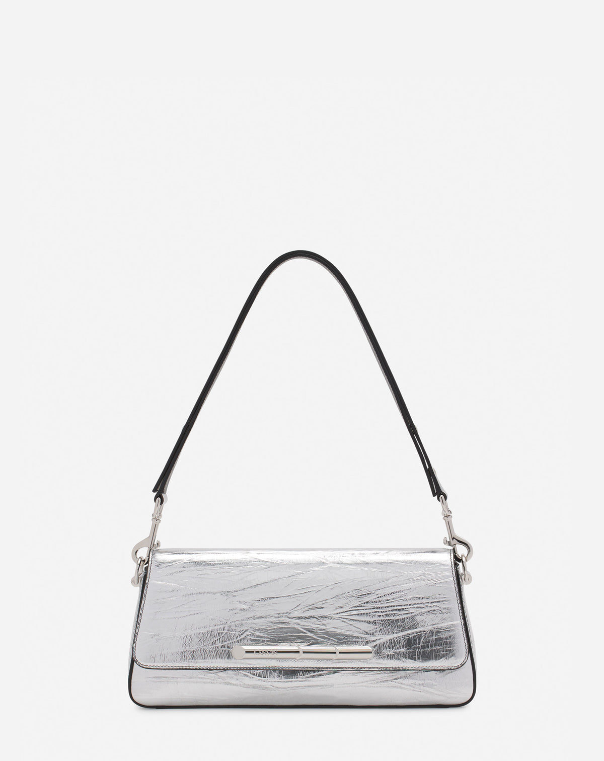 SÉQUENCE BAGUETTE BAG IN METALLIC LEATHER BY LANVIN