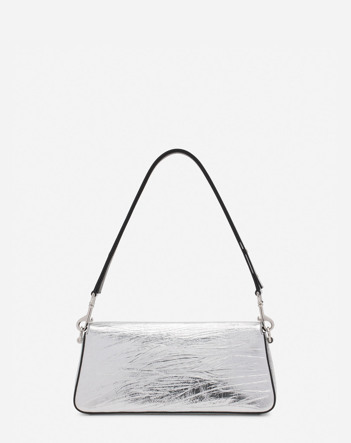 SÉQUENCE BAGUETTE BAG IN METALLIC LEATHER BY LANVIN