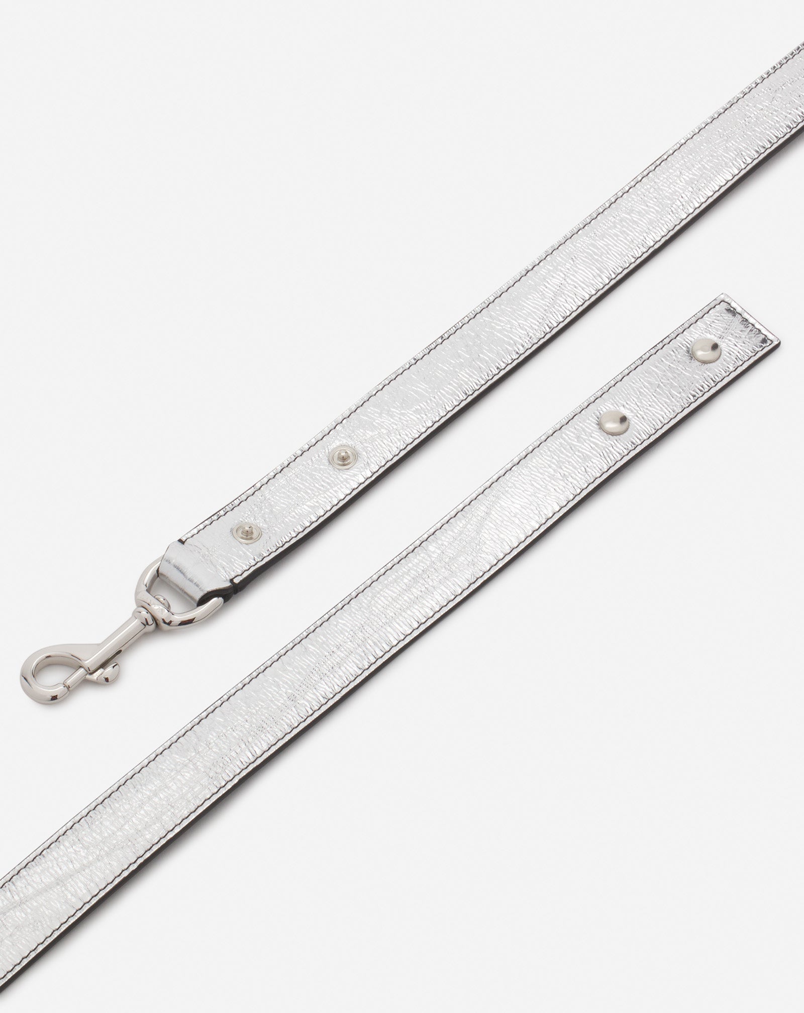 SÉQUENCE BAGUETTE BAG IN METALLIC LEATHER BY LANVIN