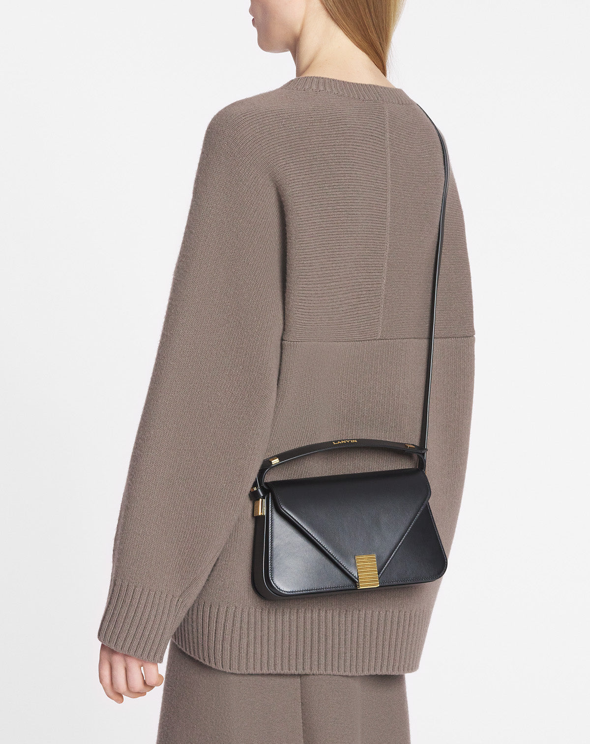 Black Concerto Arpege Leather Bag | Lanvin