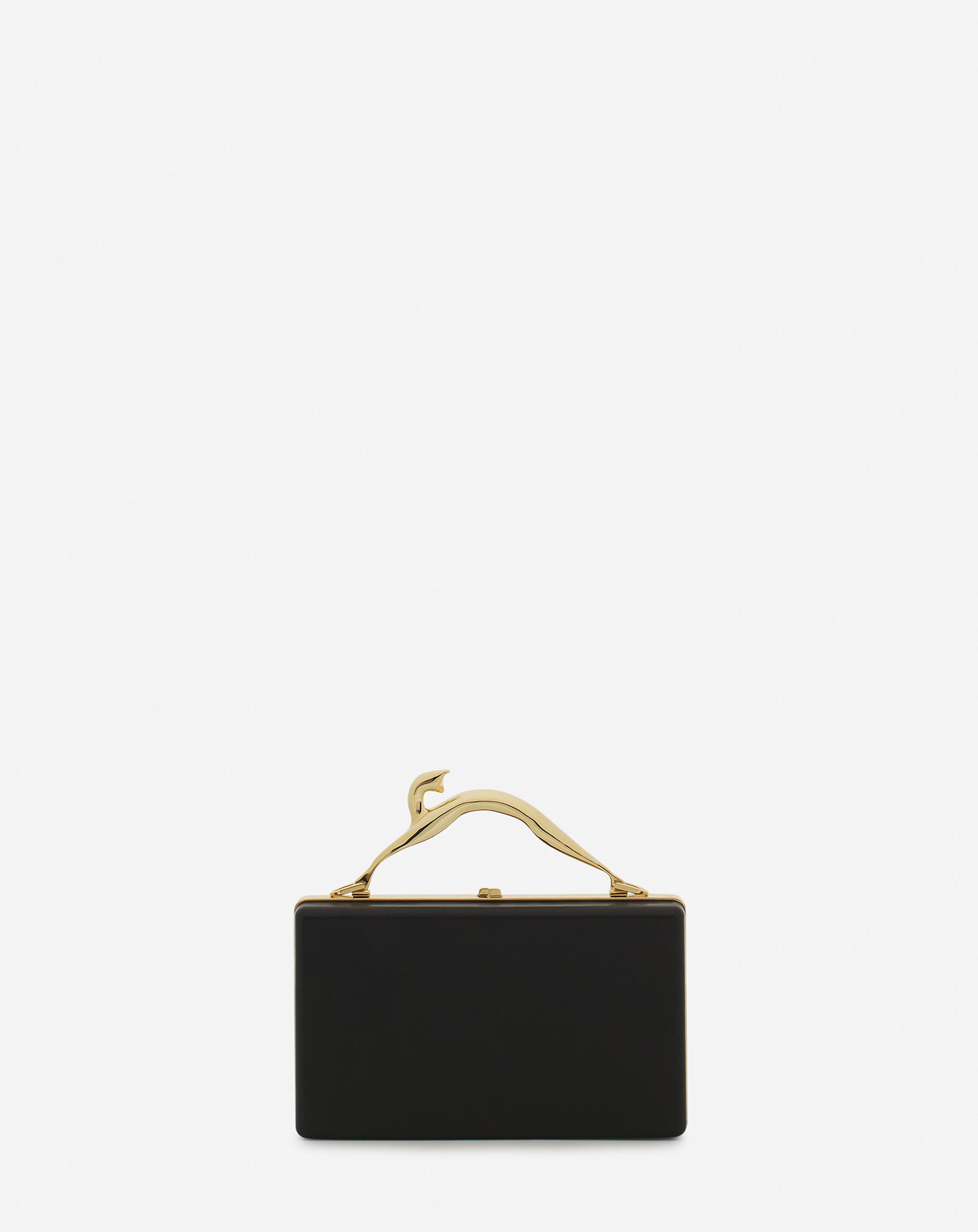 FUSION CAT LEATHER CLUTCH BAG