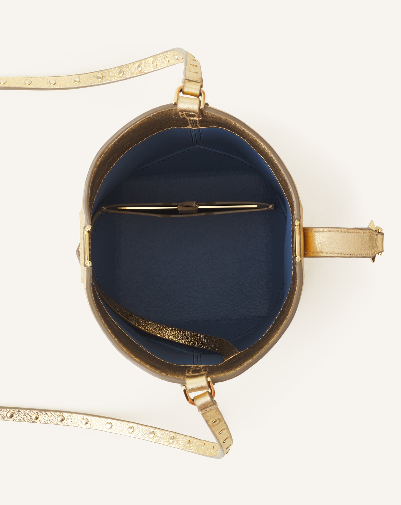 SILVER CATCH BY LANVIN BUCKET BAG IN RAFFIA