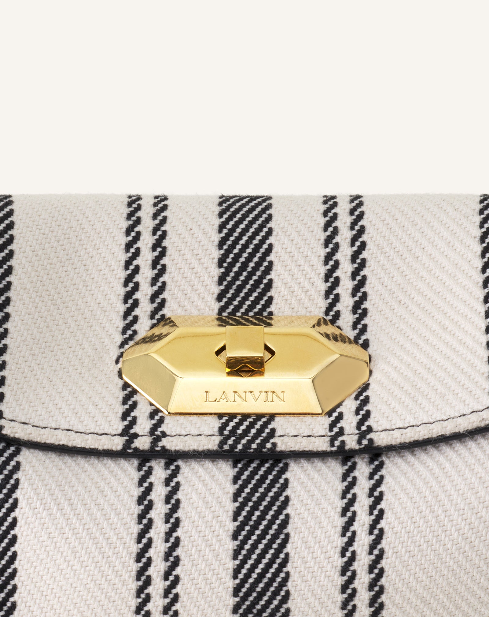 COMPAGNON BAG IN STRIPED CANVAS
