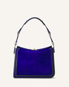 COMPAGNON MEDIUM ASYMMETRICAL BAG IN SUEDE