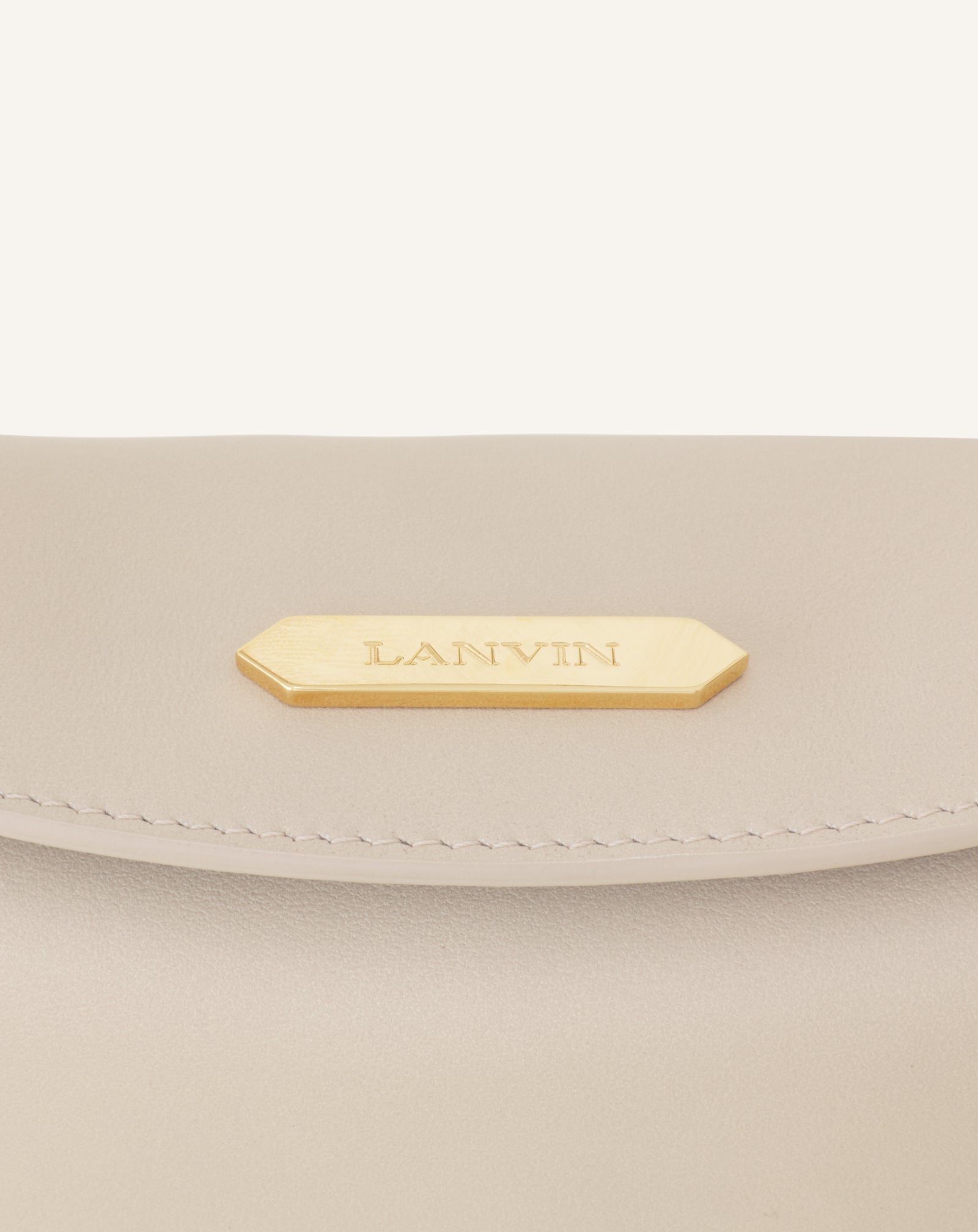 WHITE COMPAGNON 16 LEATHER BAG