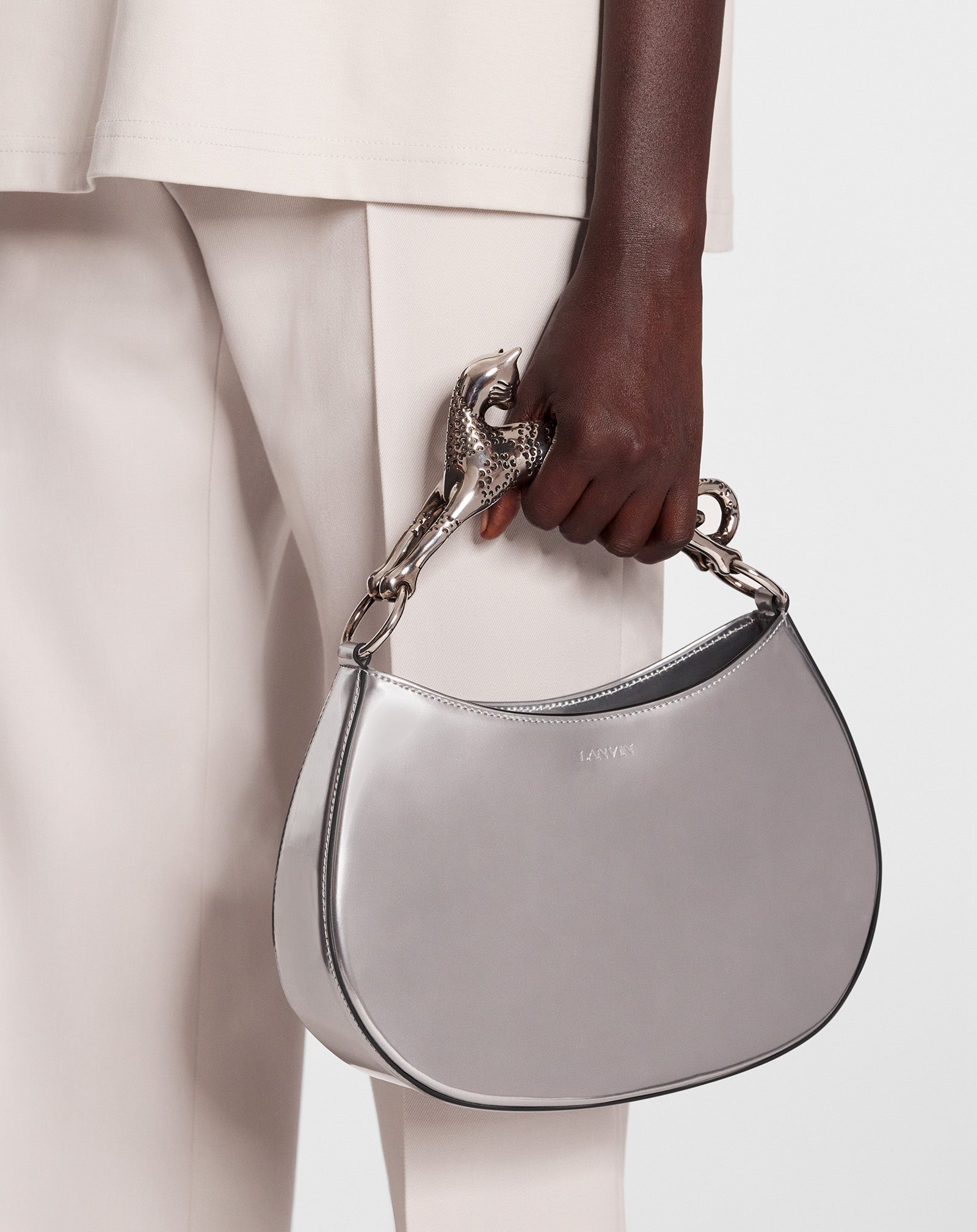 【関税&送料込】Lanvin Borsa Hobo Cat Hobo Cat Leather Bag | Lanvin