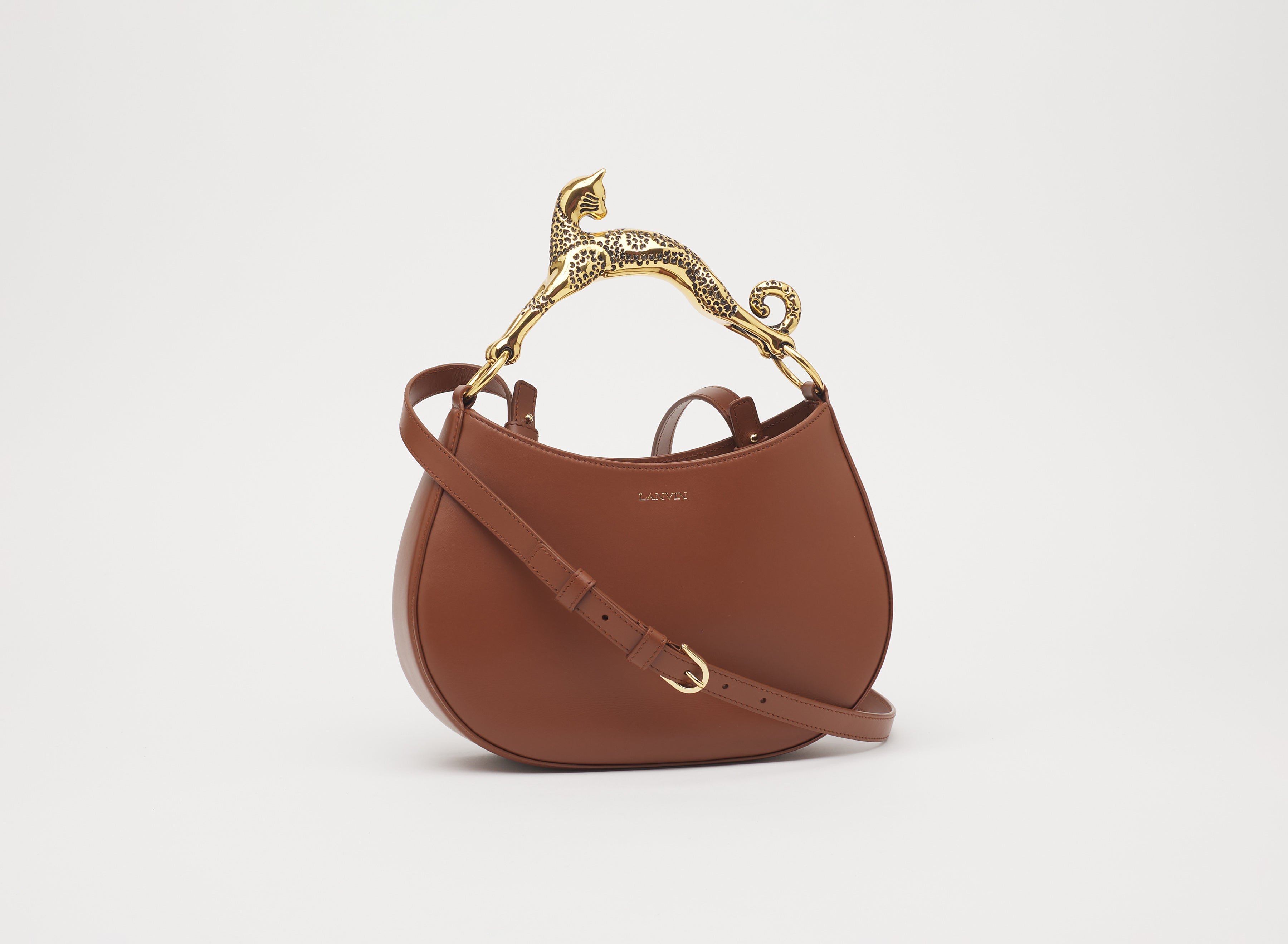 HOBO BAG  WITH CAT HANDLE