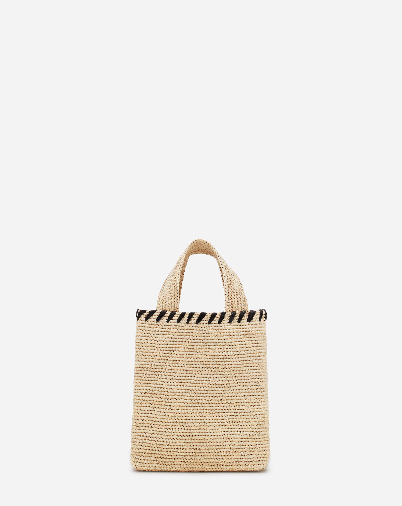 LANVIN NANO RAFFIA TOTE BAG