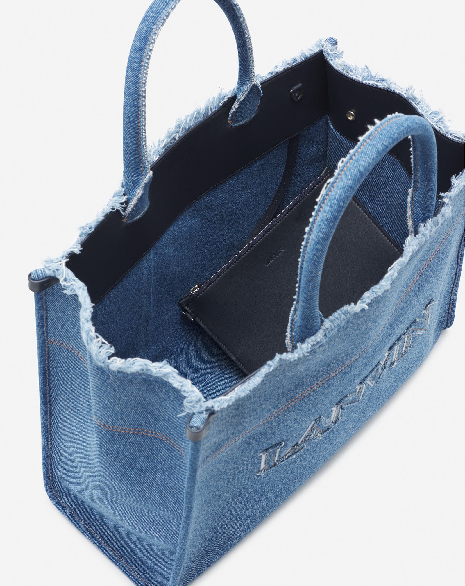 IN&OUT MM TOTE BAG IN DENIM