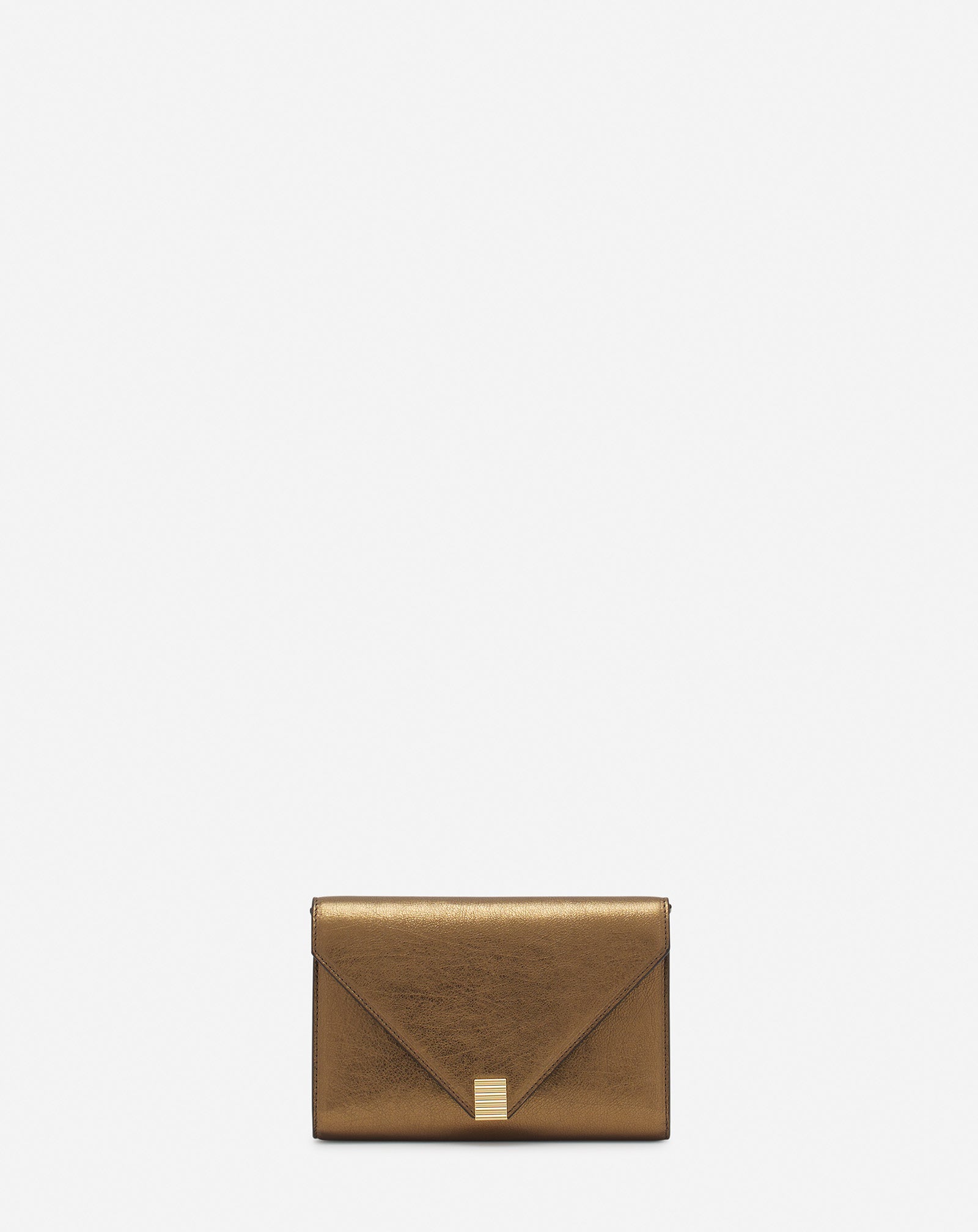CONCERTO ARPÈGE WALLET BAG IN METALLIC GRAINED LEATHER LW-SLSE00-GRBR-P25M4U