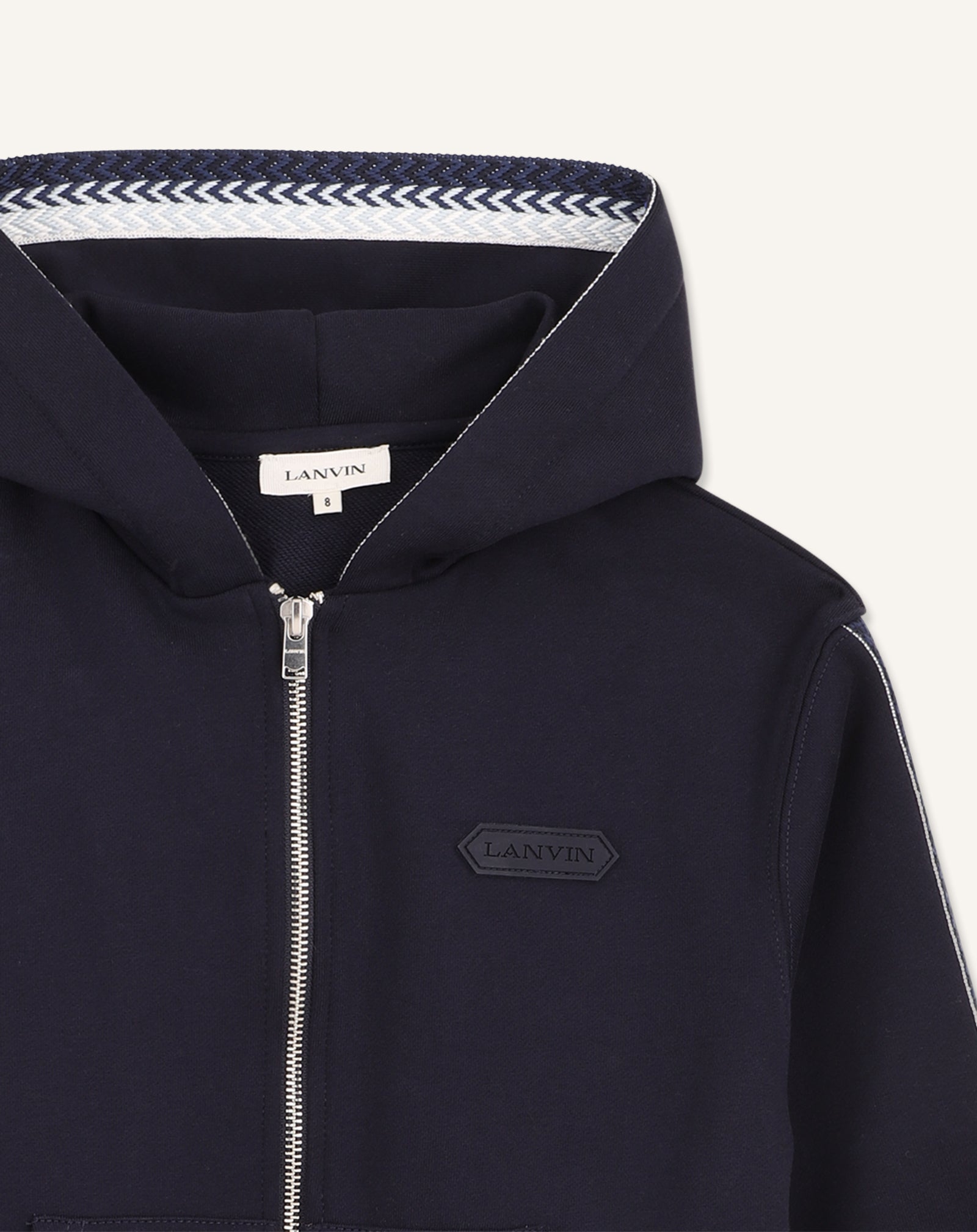 Black Zip-up Hoodie | Lanvin