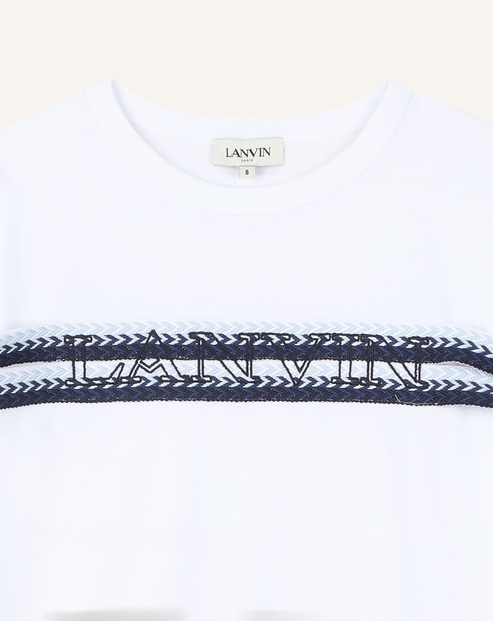 White Short-sleeved T-shirt | Lanvin