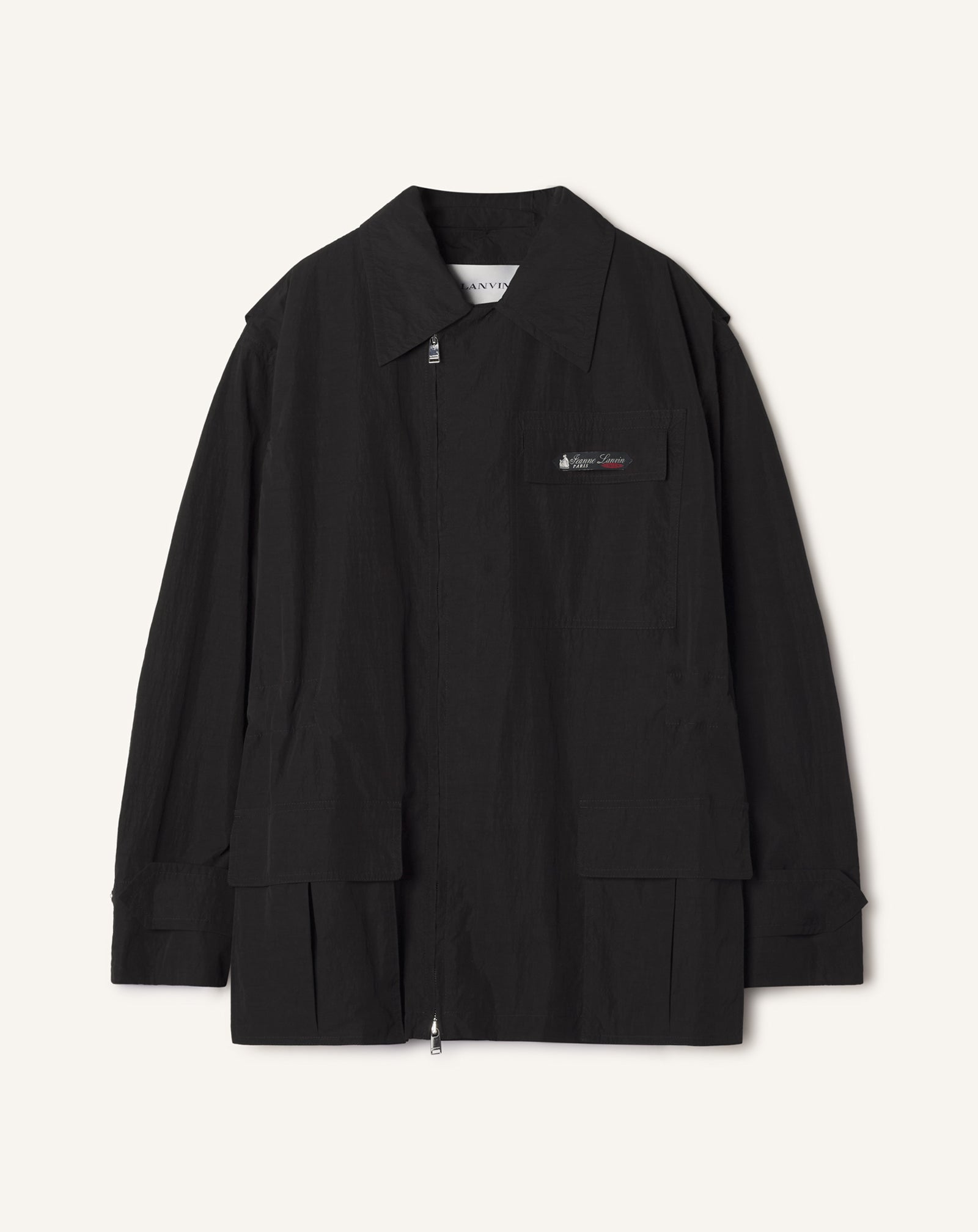 SHORT PARKA IN TECHNICAL COTTON
