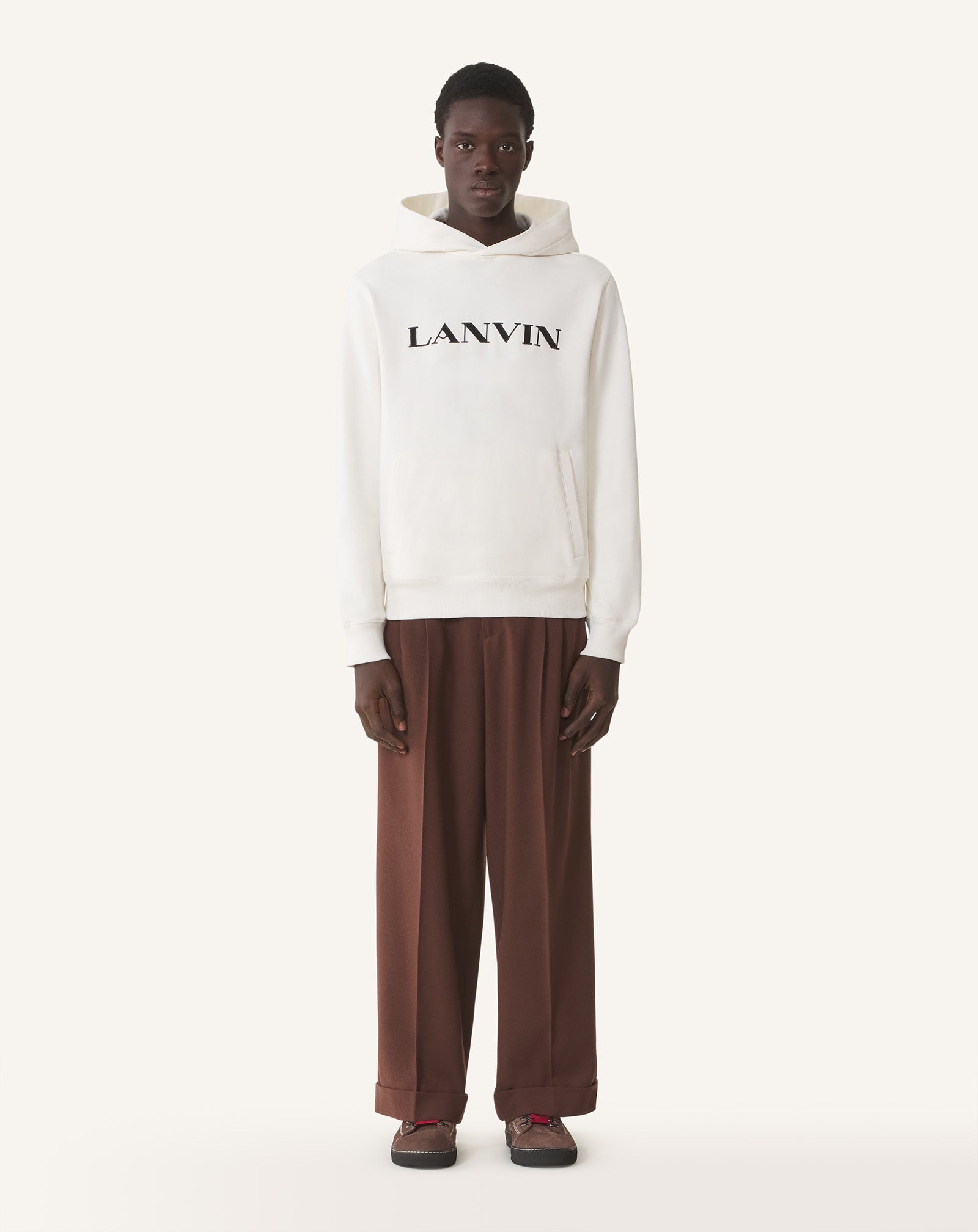 LANVIN EMBROIDERED HOODIE