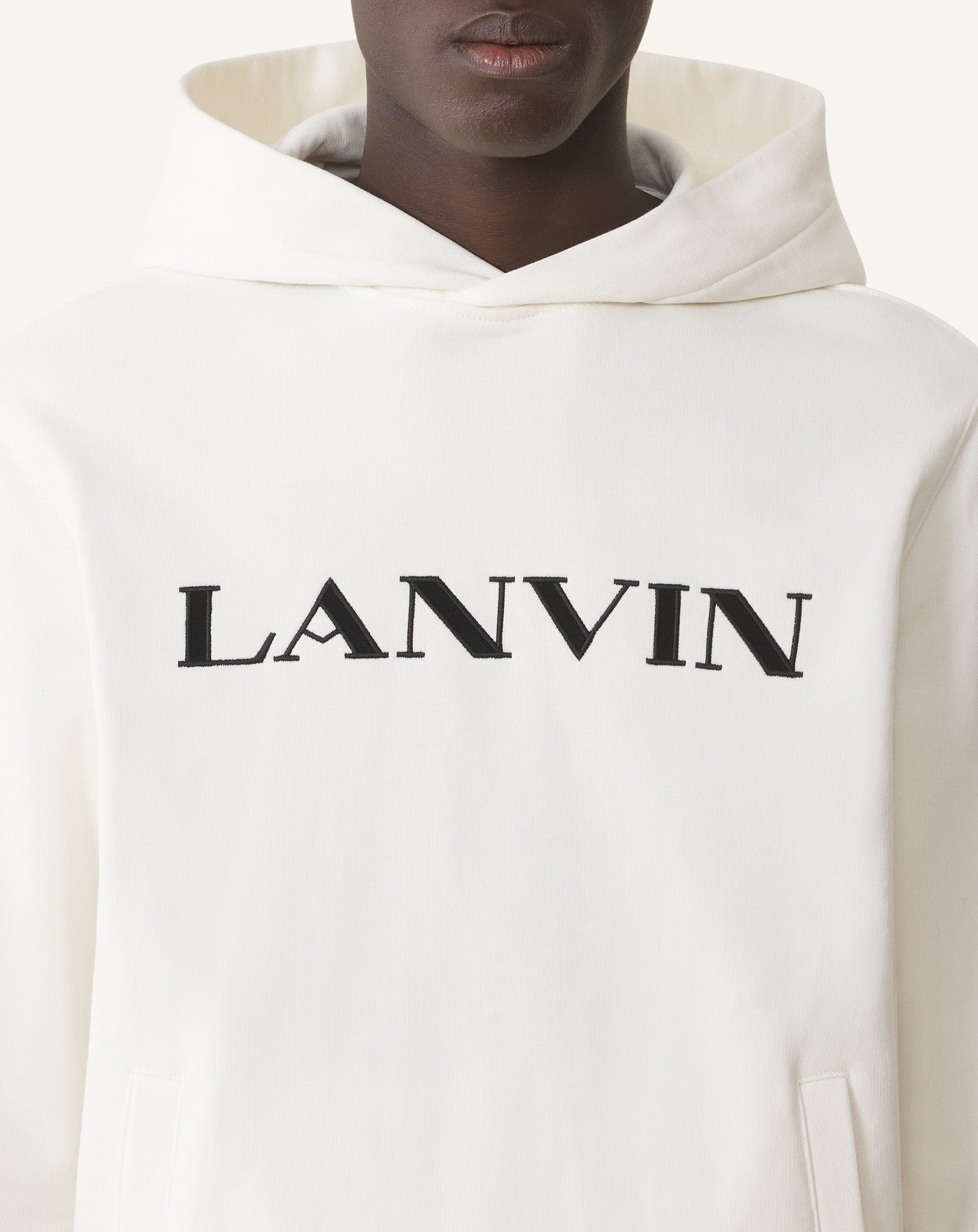 LANVIN EMBROIDERED HOODIE