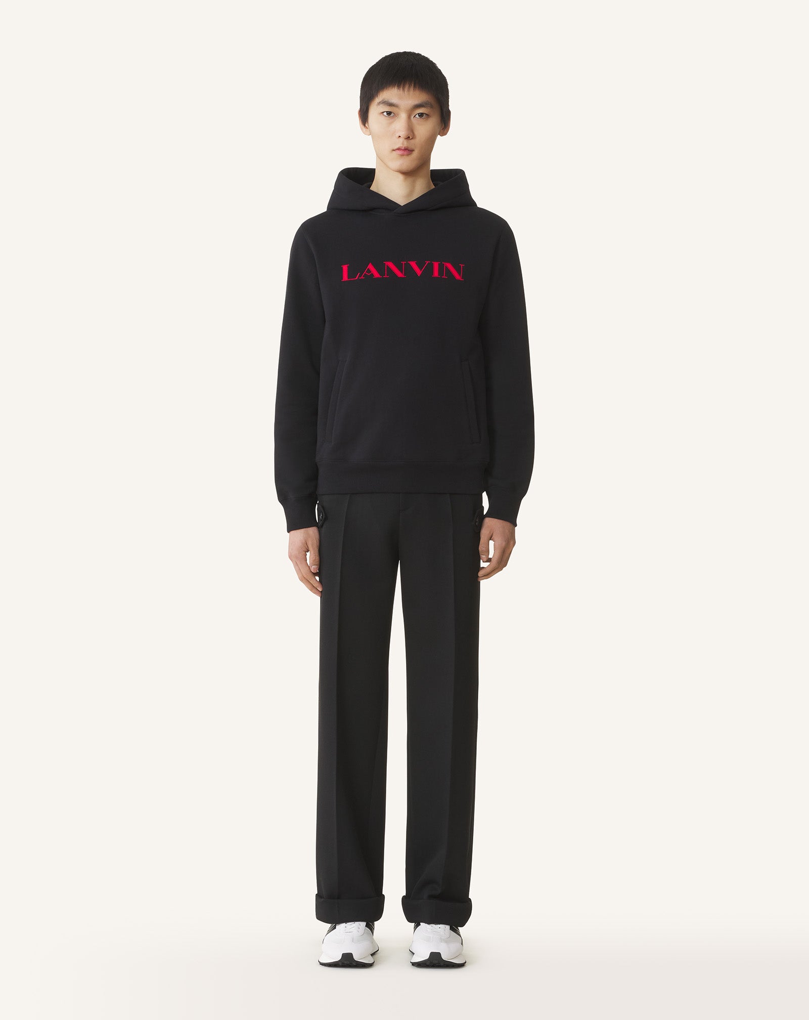 LANVIN EMBROIDERED HOODIE