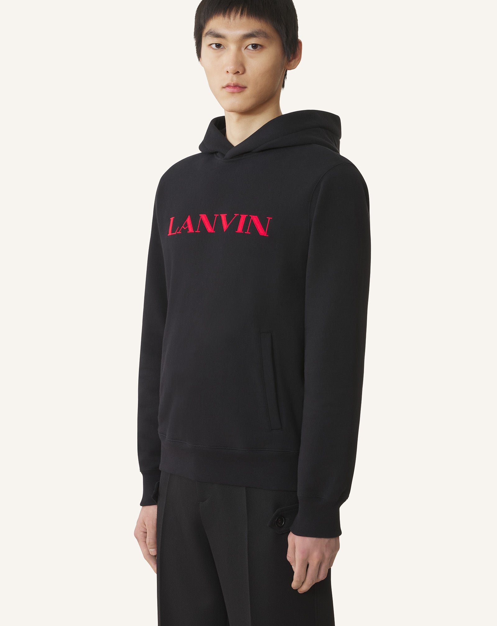 LANVIN EMBROIDERED HOODIE