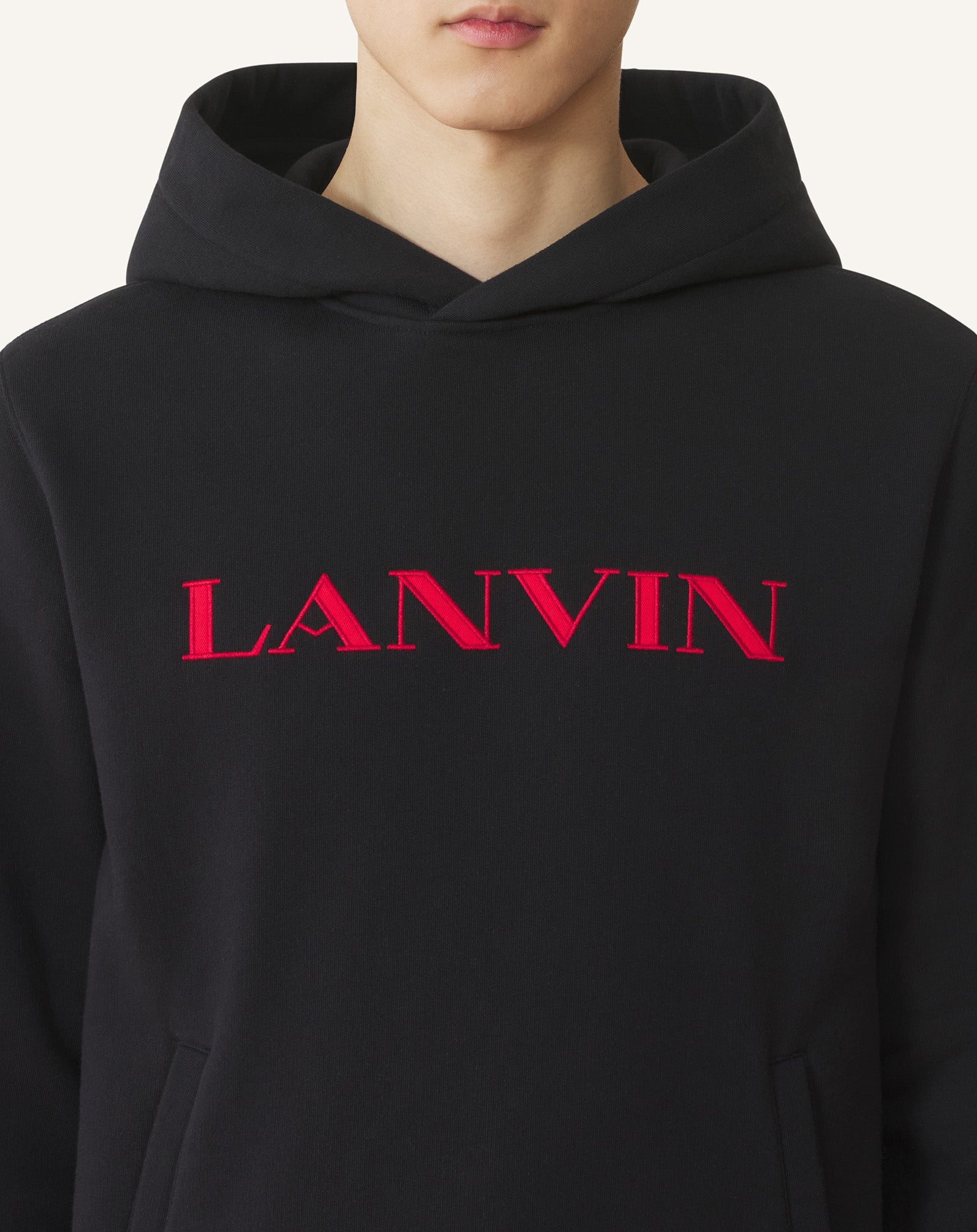 LANVIN EMBROIDERED HOODIE