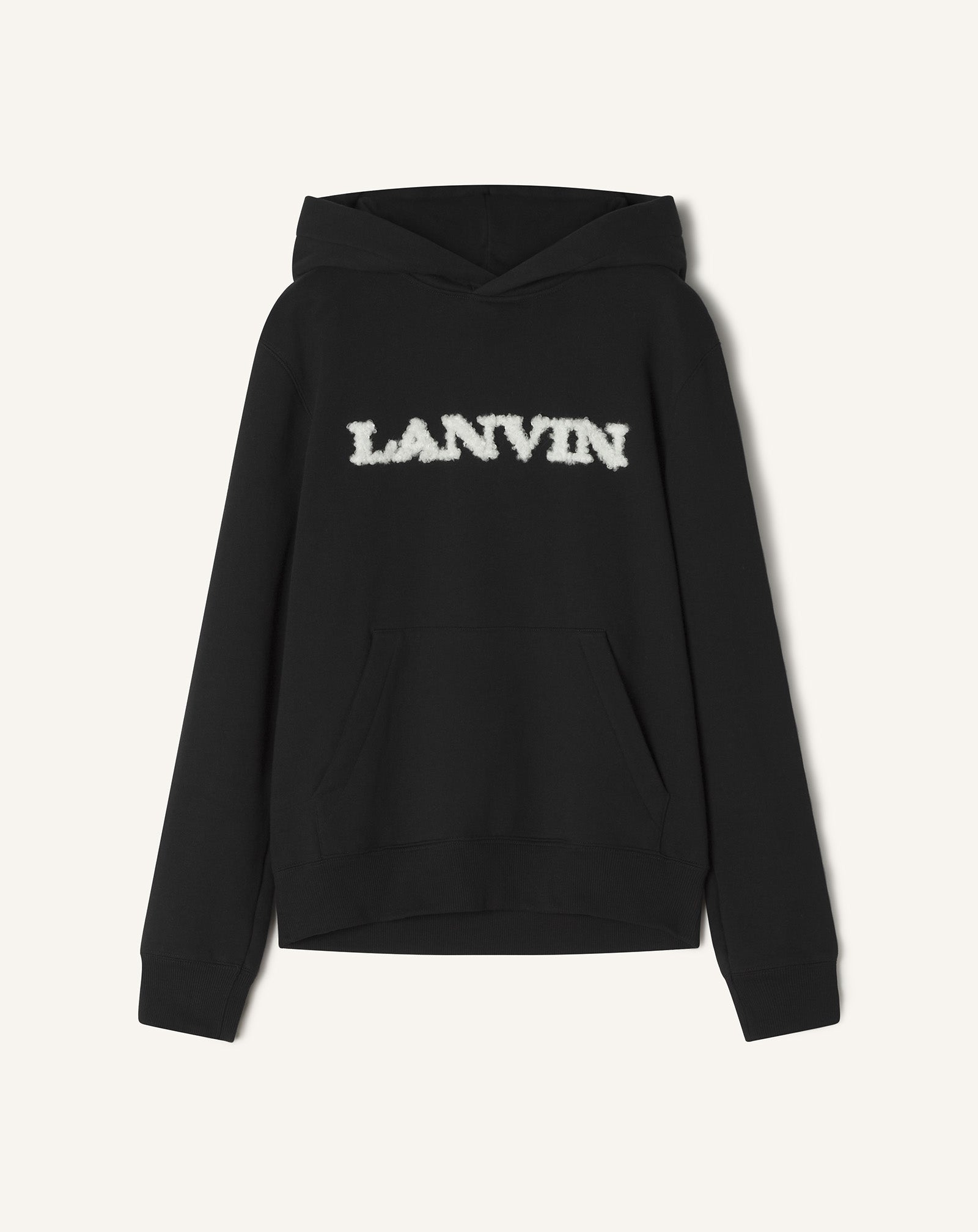LANVIN SHEARLING HOODIE