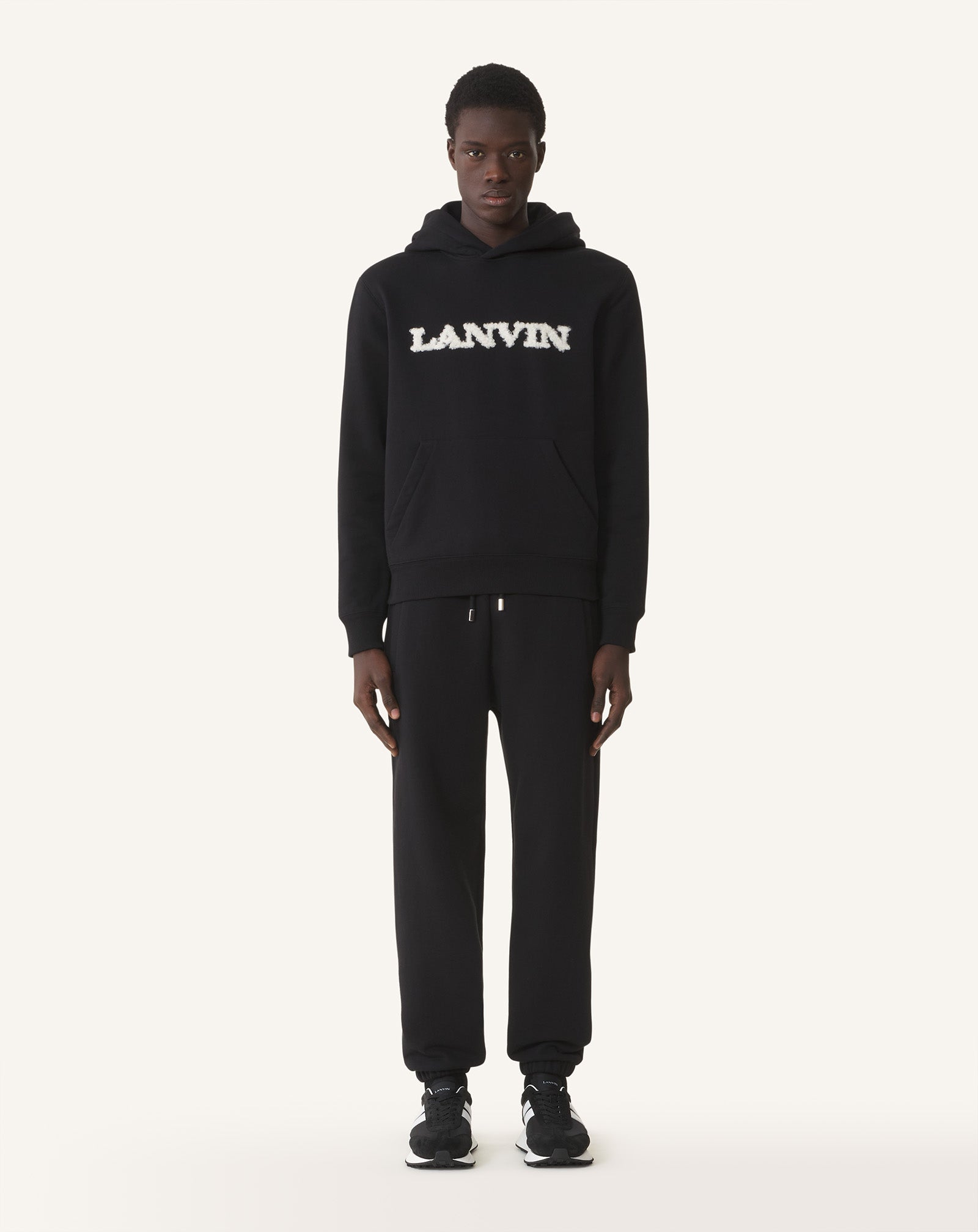 LANVIN SHEARLING HOODIE