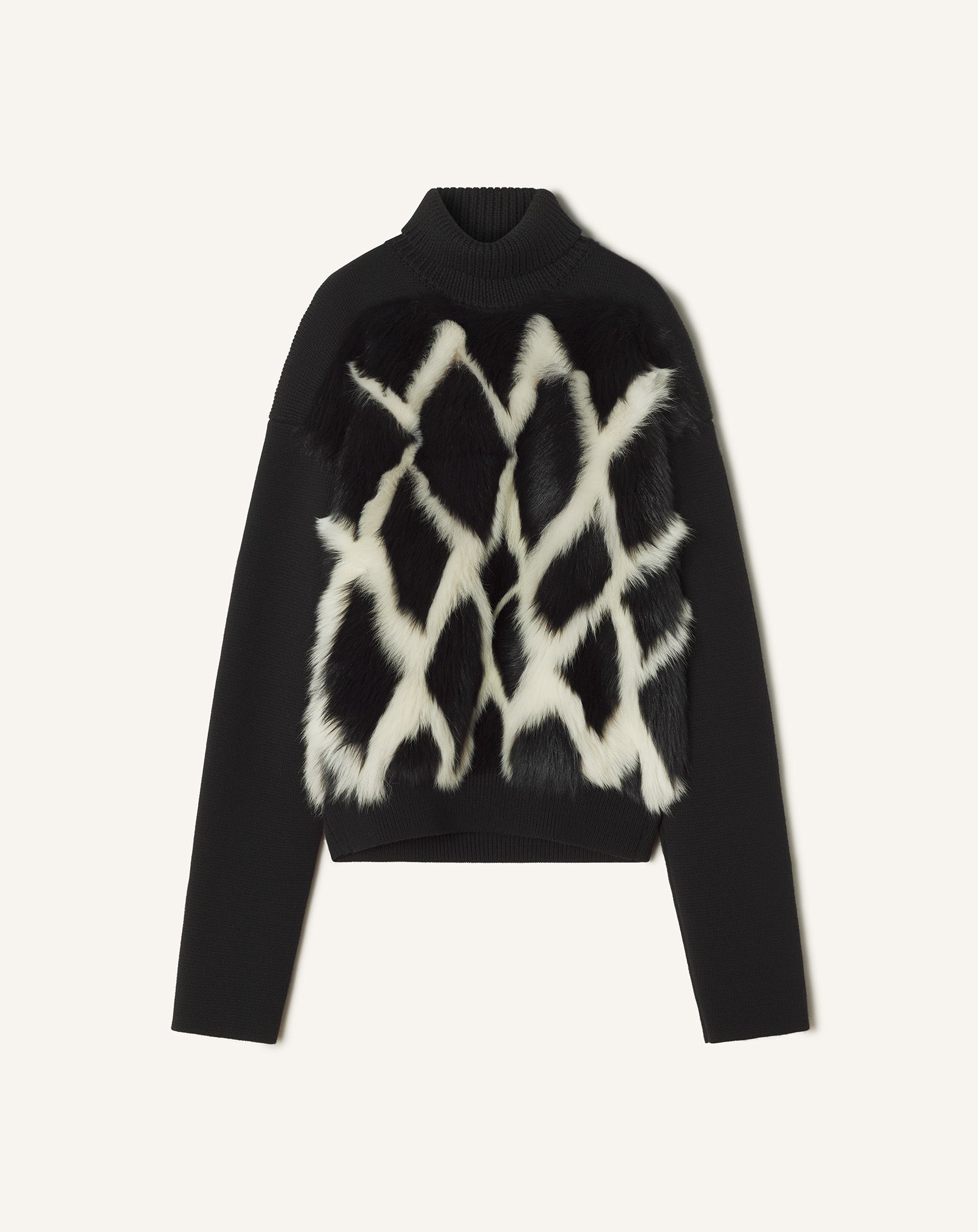 FUR-EFFECT SWEATER