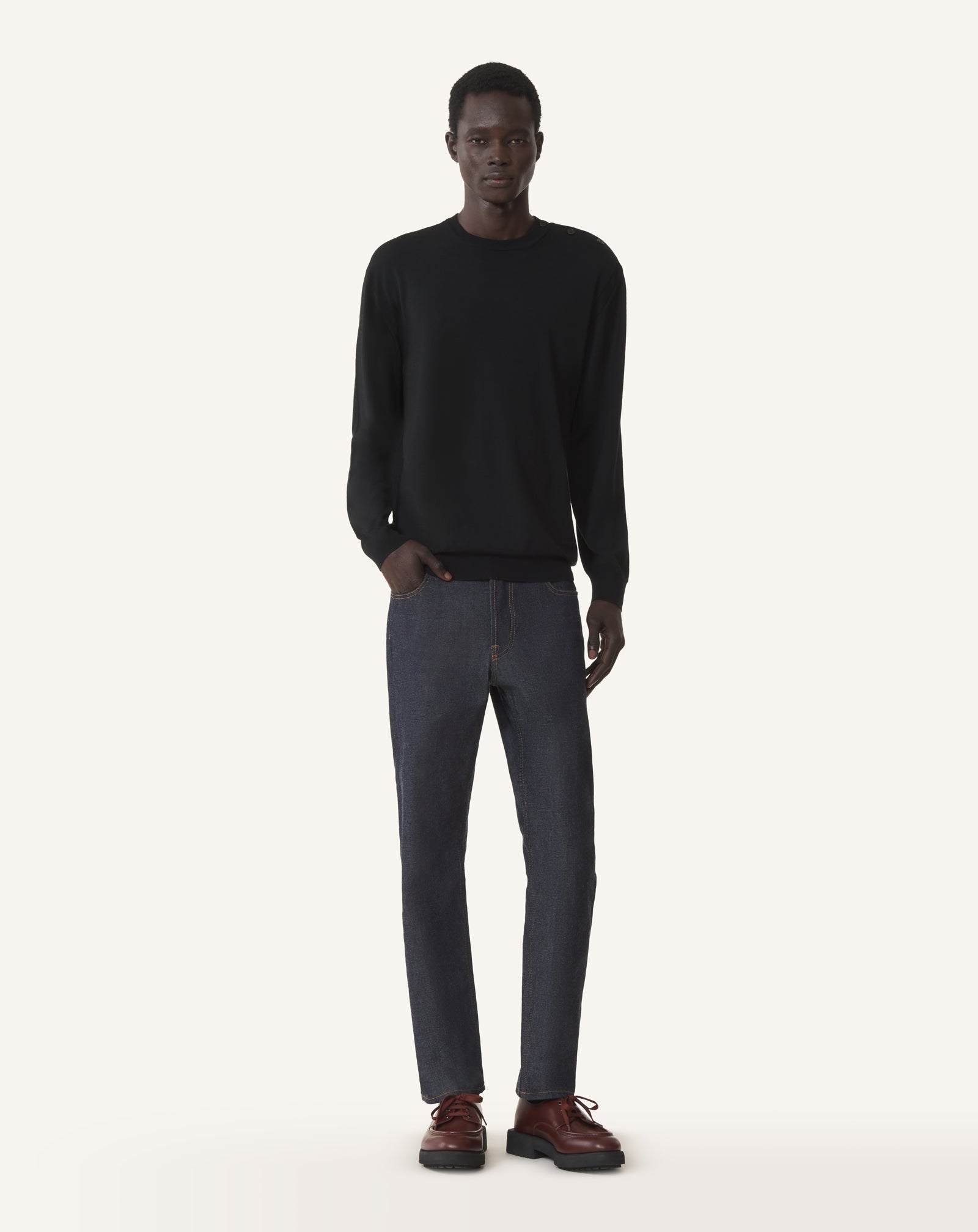 Blue Straight-leg Denim Pants | Lanvin