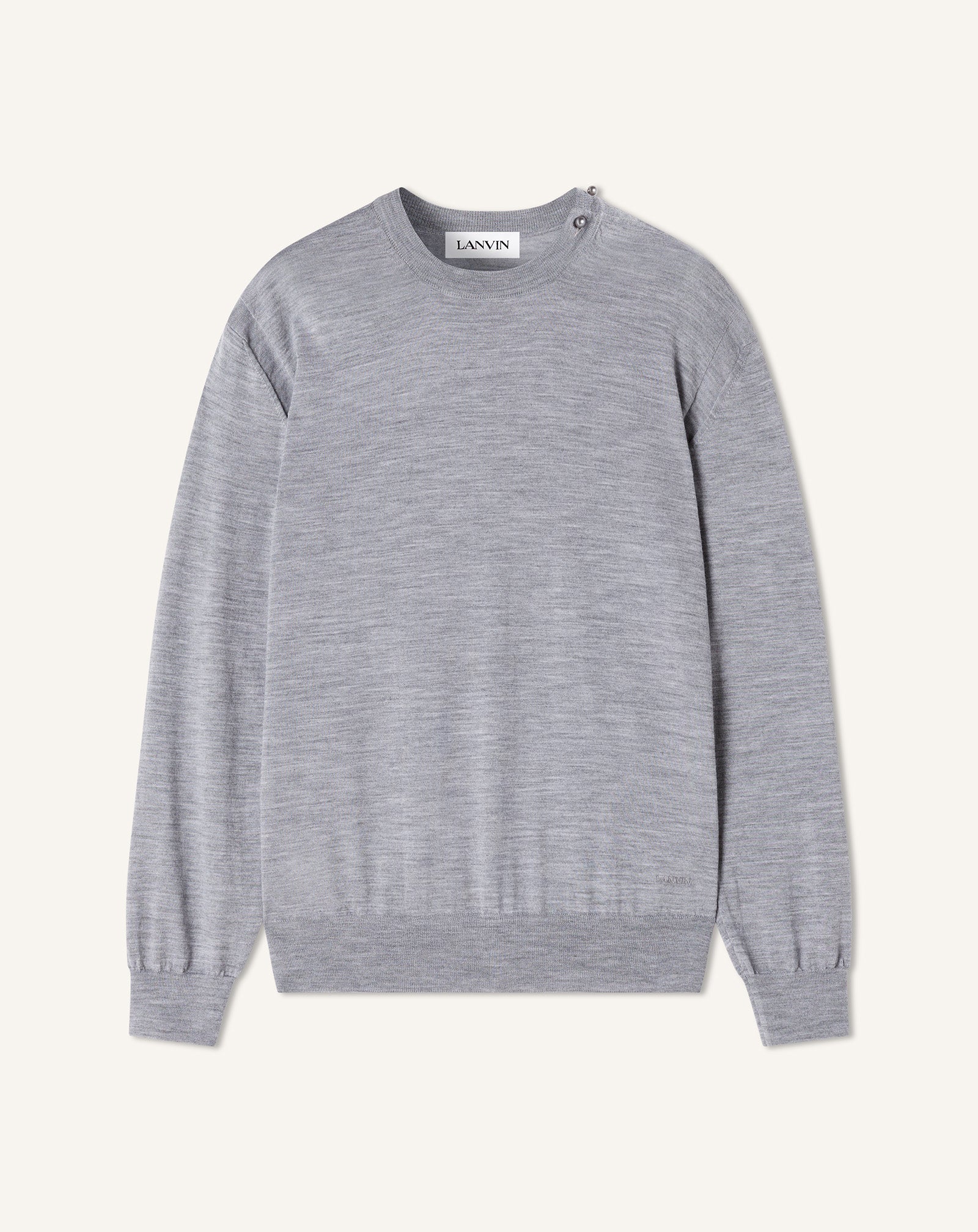 Black Merino Wool Sweater | Lanvin