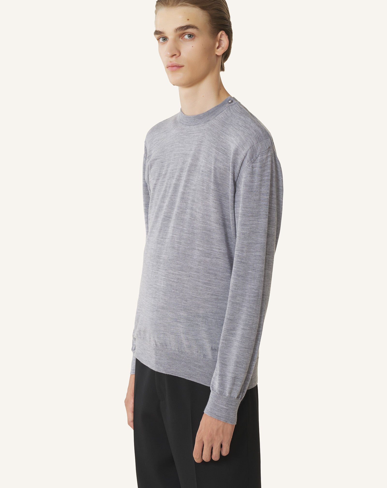 Black Merino Wool Sweater | Lanvin