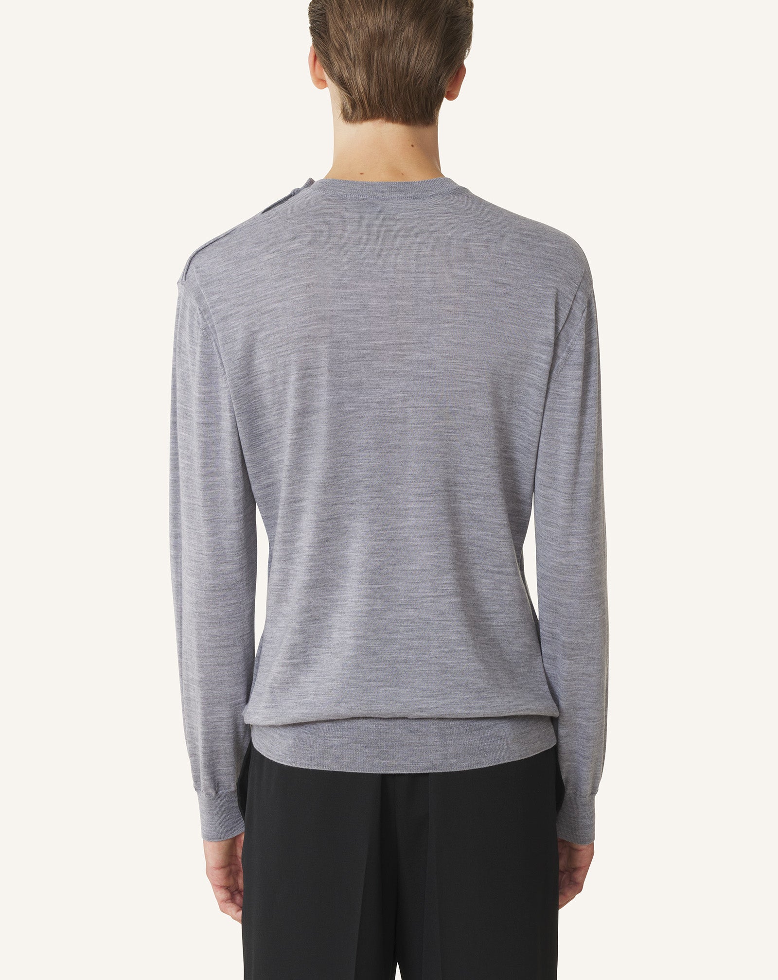 Black Merino Wool Sweater | Lanvin