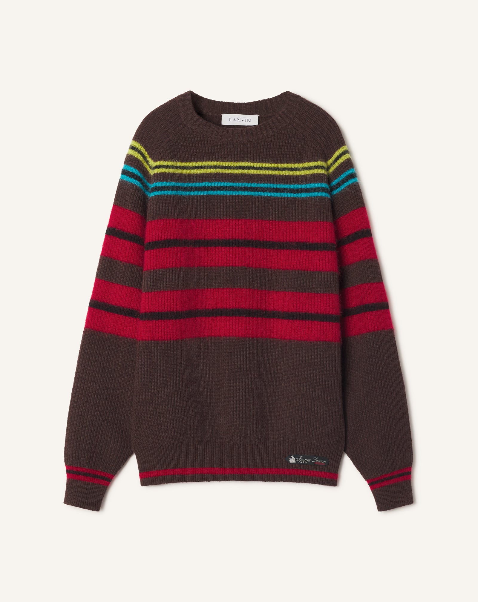 STRIPED SWEATER IN WOOL AND CASHMERE