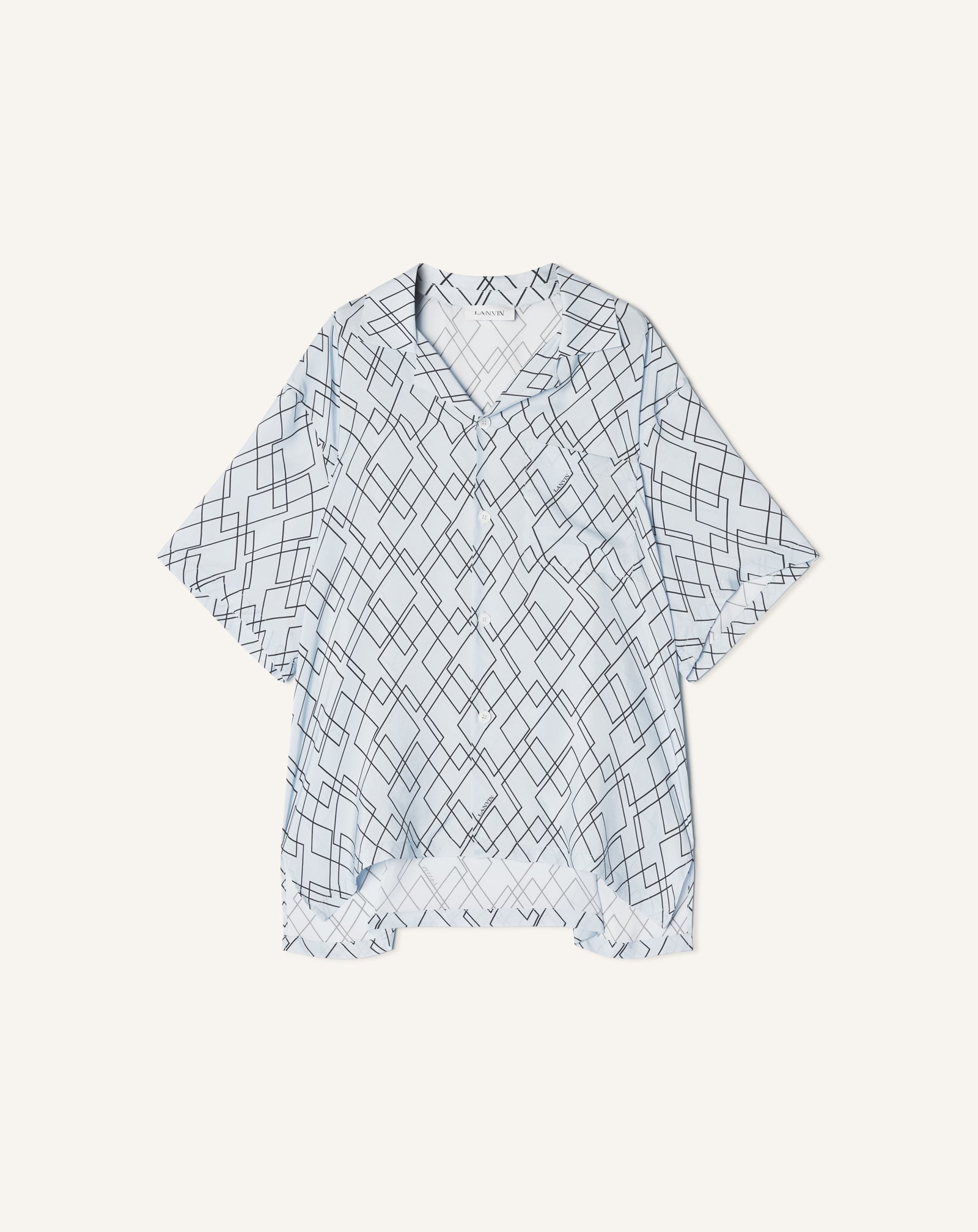 PRINTED FLOWY SHIRT
