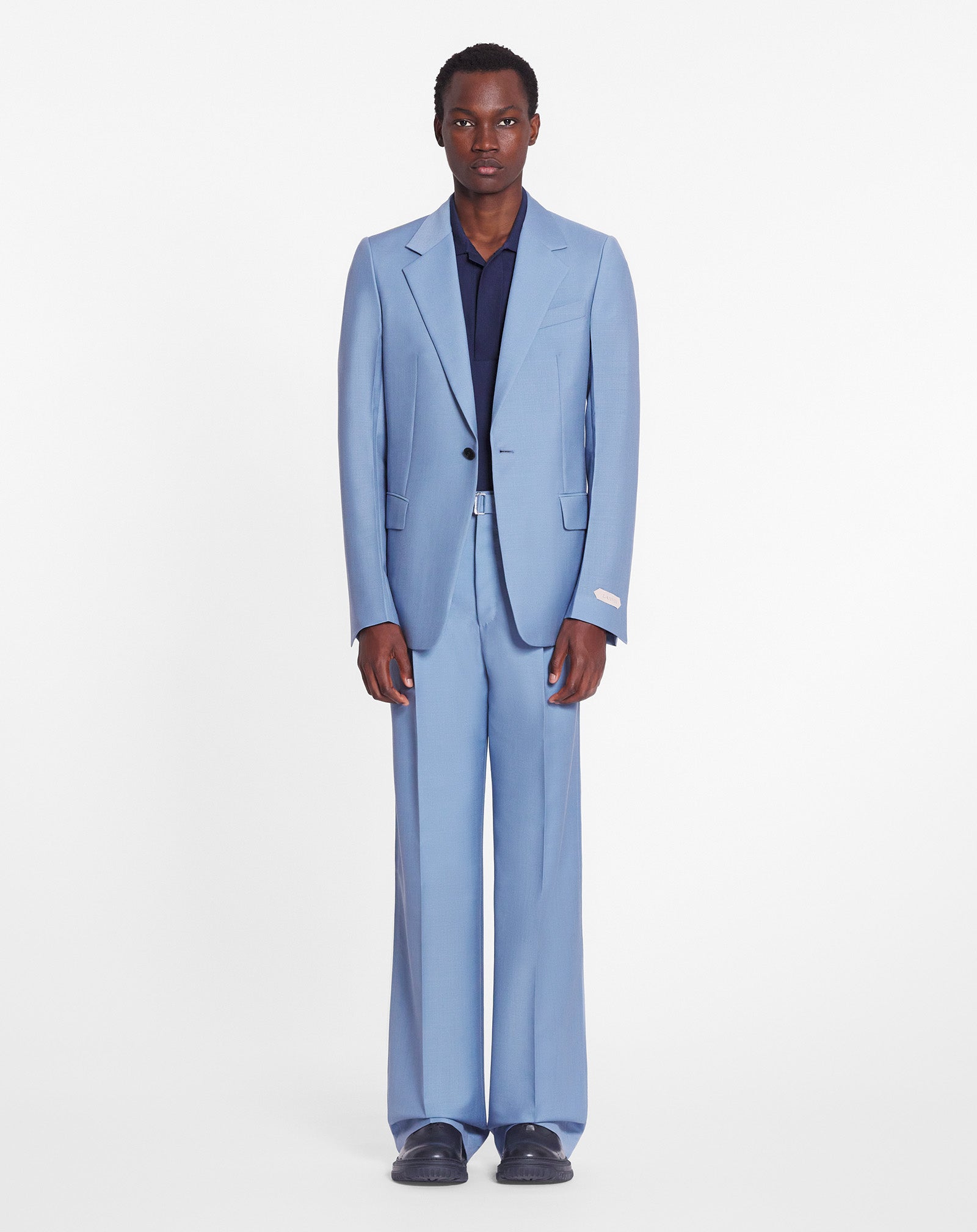 Wide-leg suit pants