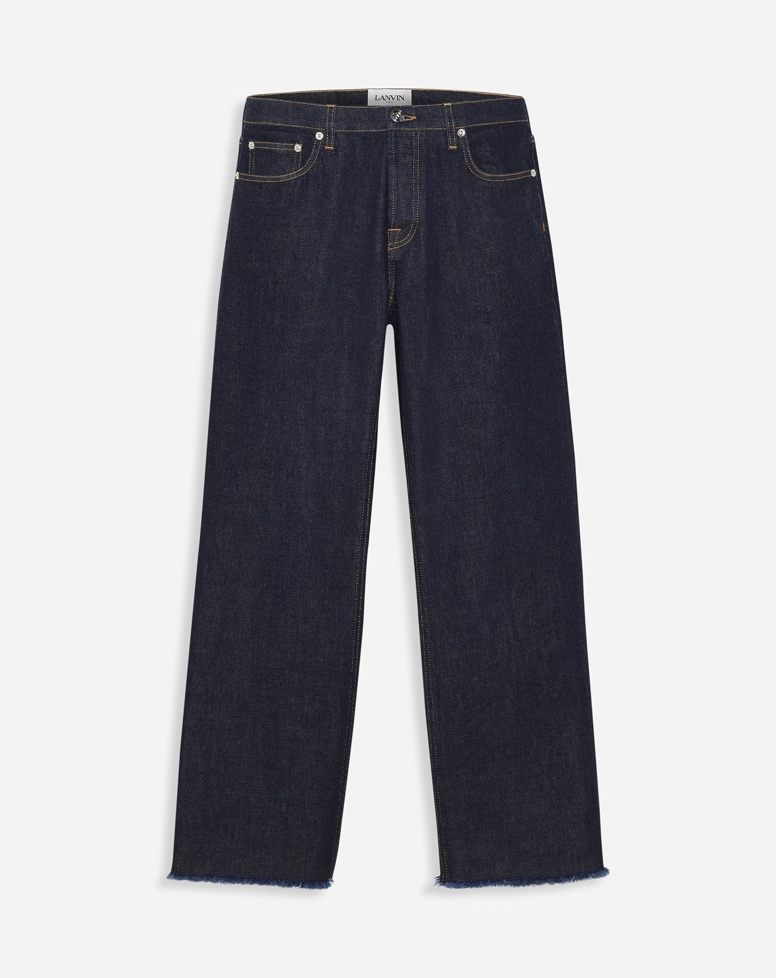 STRAIGHT-LEG DENIM PANTS NAVY BLUE | Lanvin – LANVIN