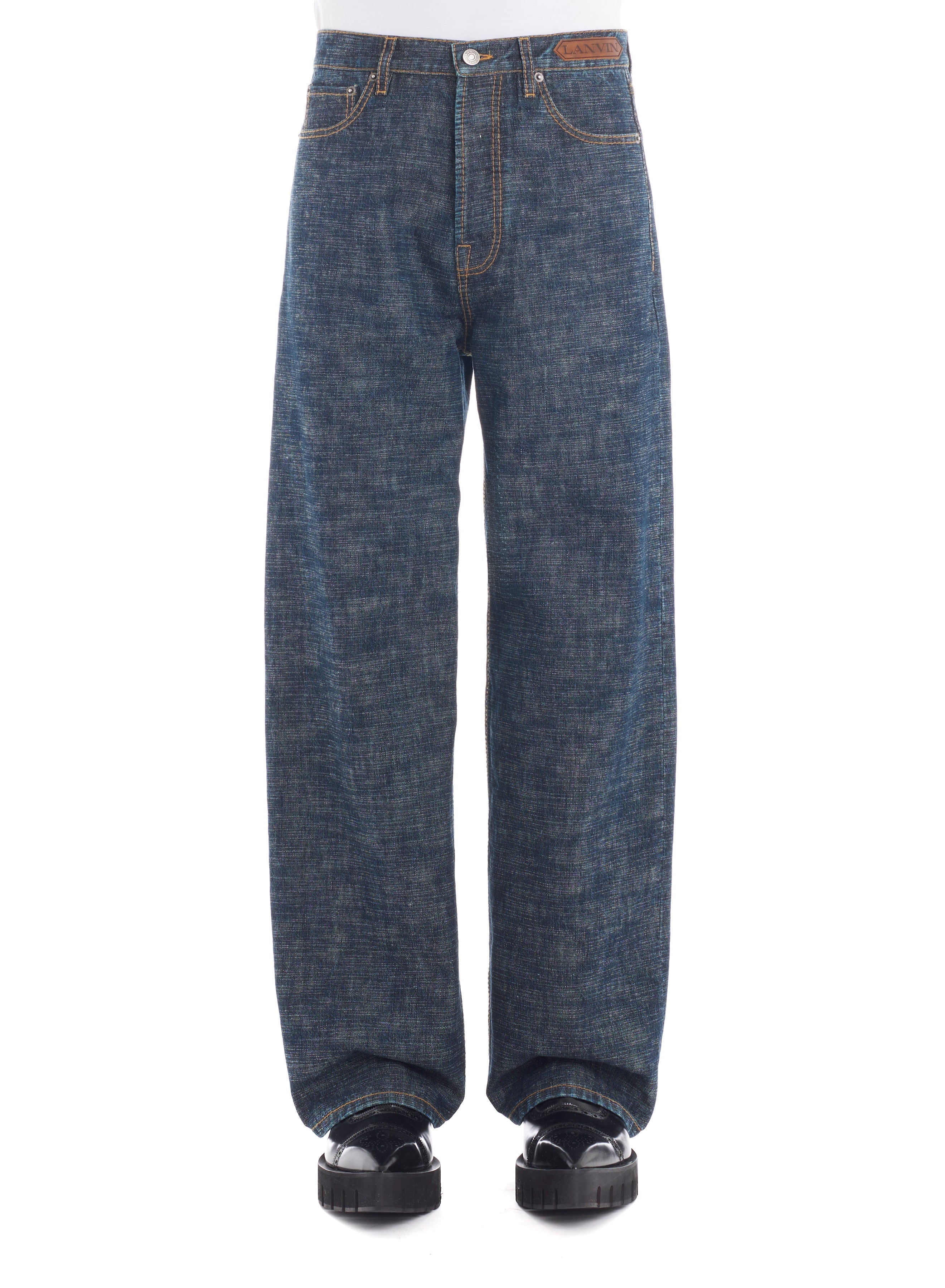 DENIM BAGGY TROUSERS