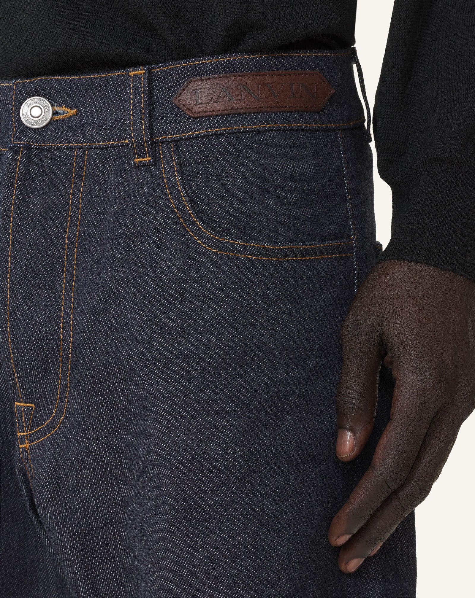 Blue Straight-leg Denim Pants | Lanvin