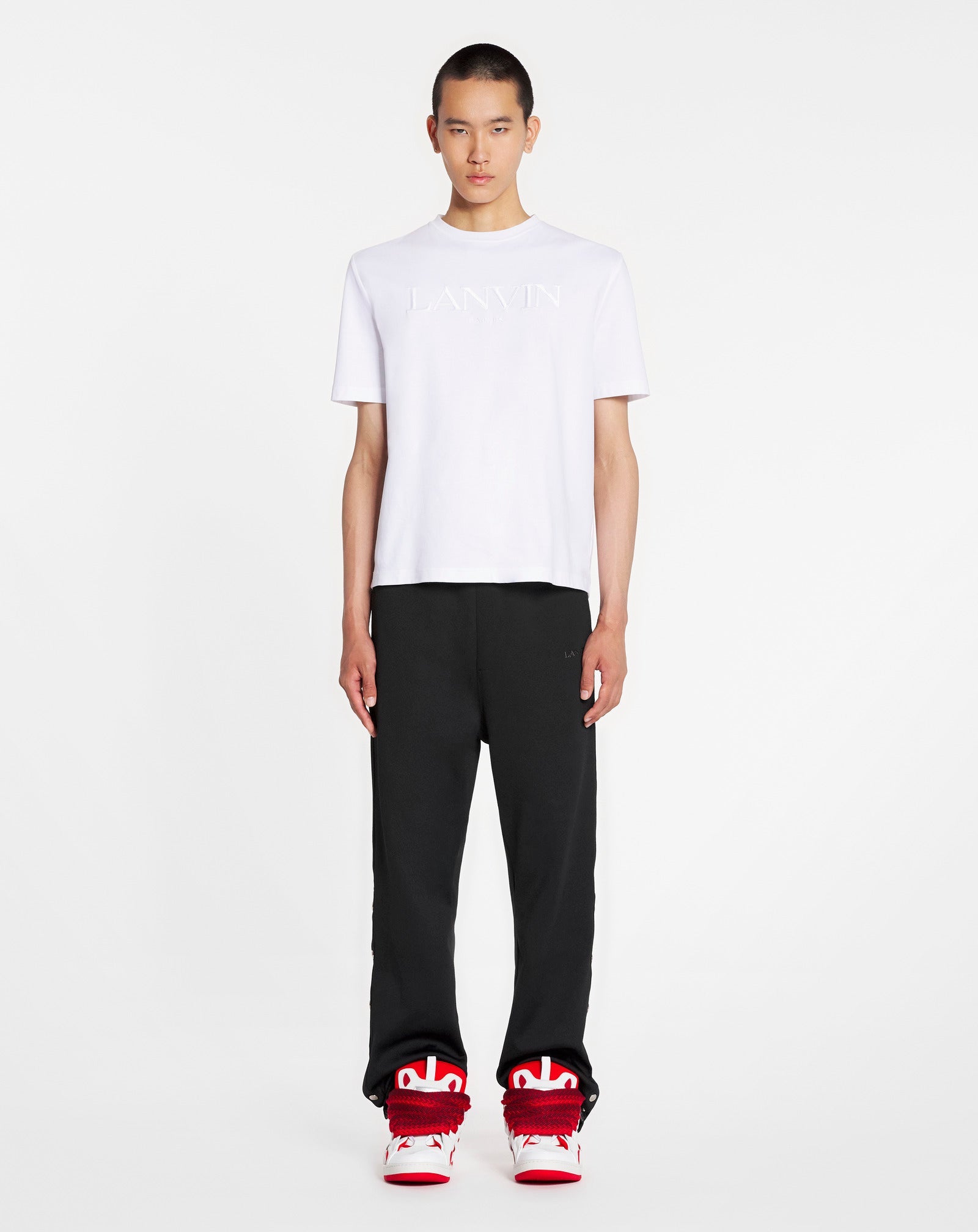 LANVIN TONAL EMBROIDERIE T-SHIRT