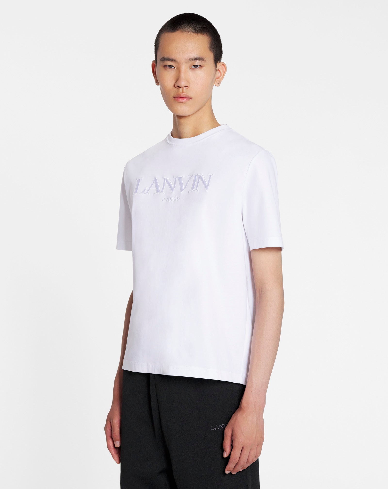 LANVIN TONAL EMBROIDERIE T-SHIRT