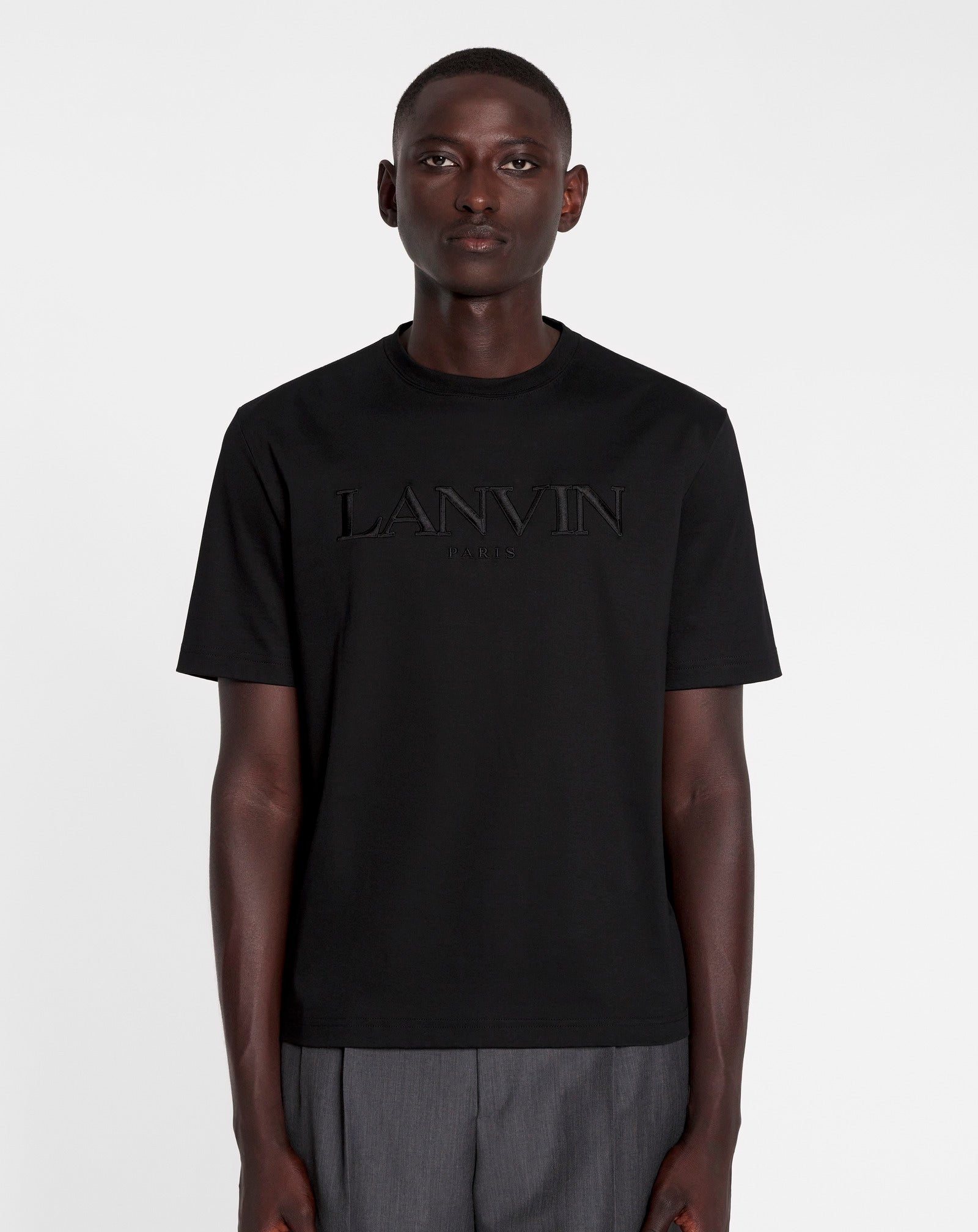 LANVIN TONAL EMBROIDERIE T-SHIRT