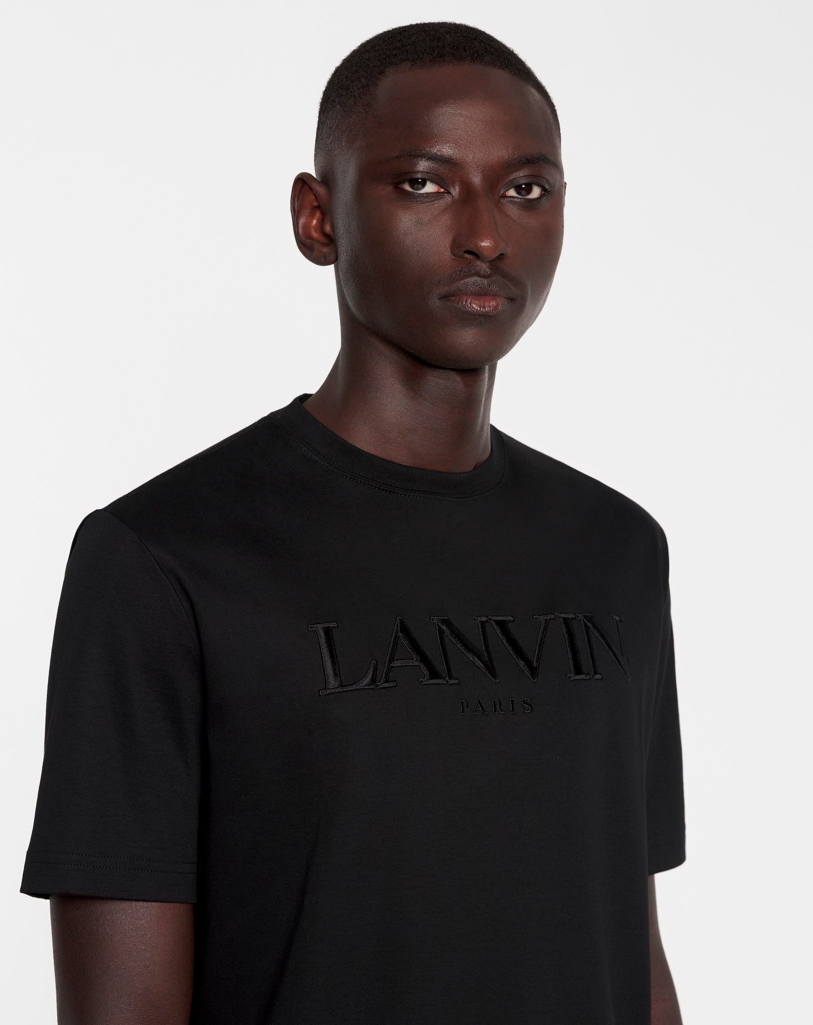 LANVIN TONAL EMBROIDERIE T-SHIRT